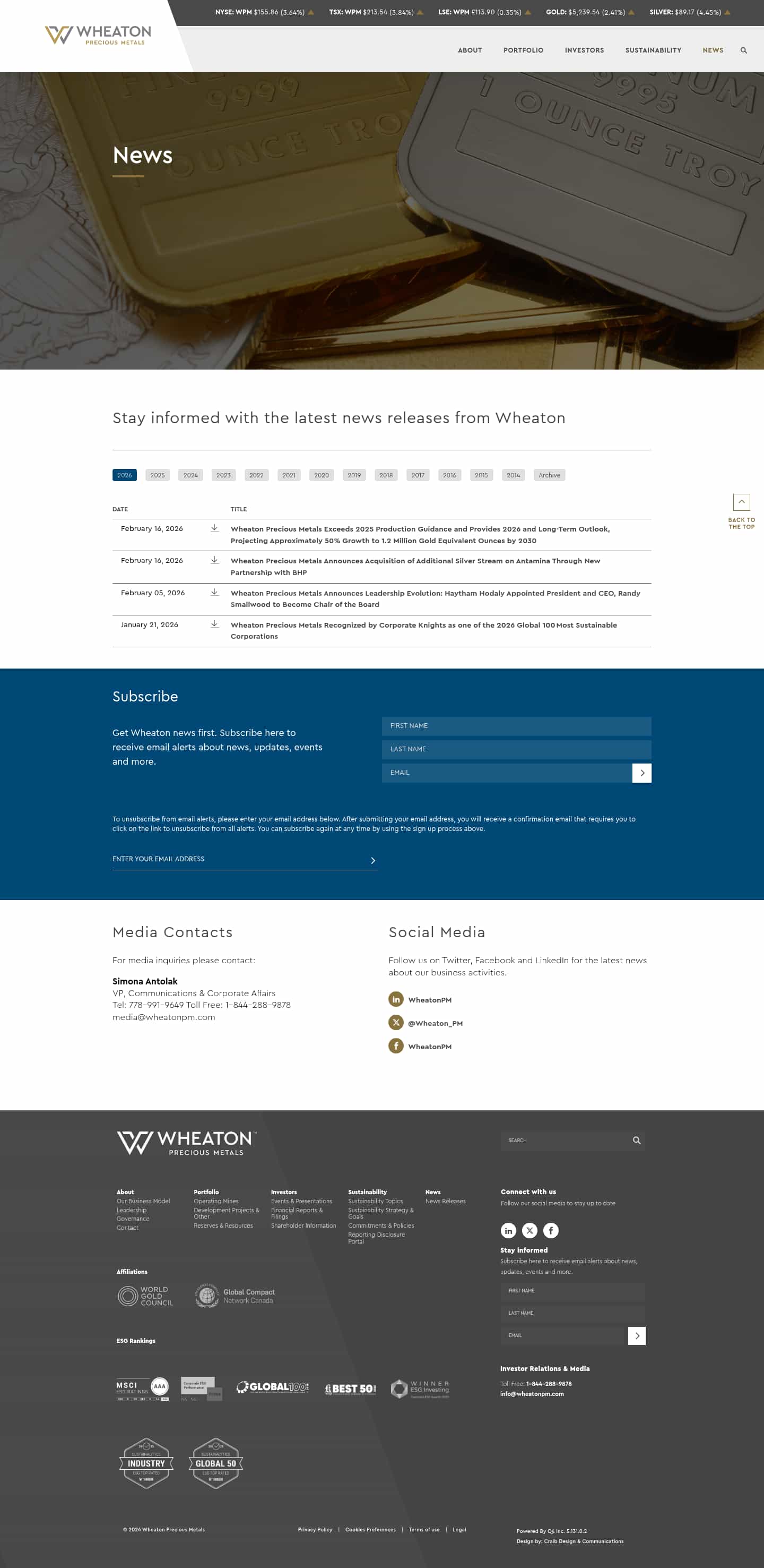 Latest website image capture