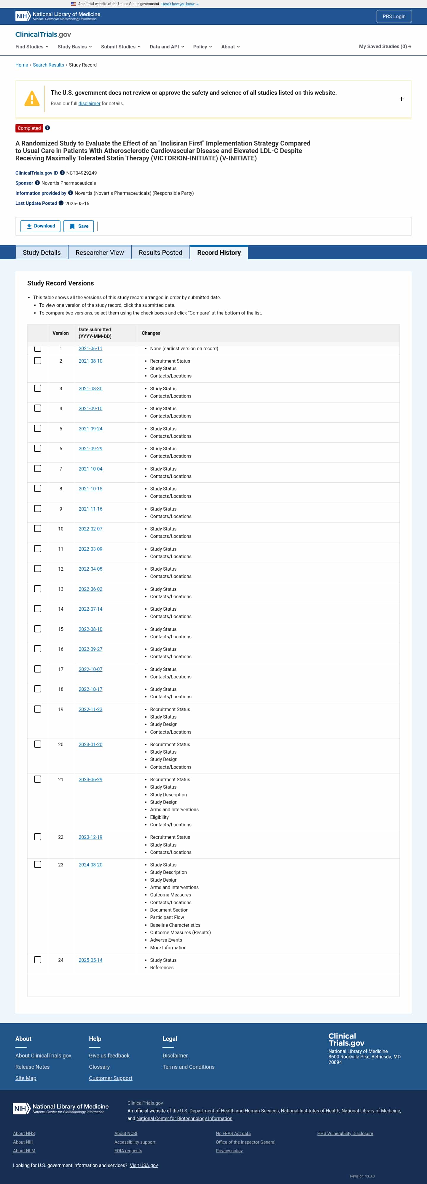 Latest website image capture
