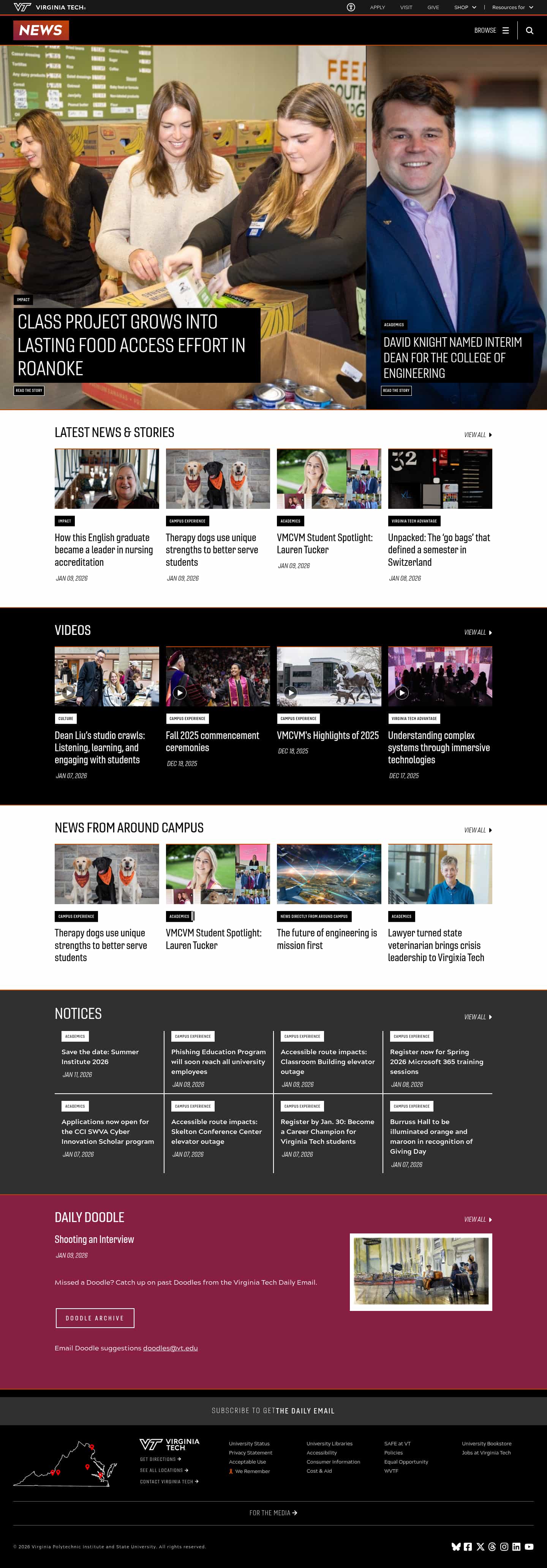 Latest website image capture