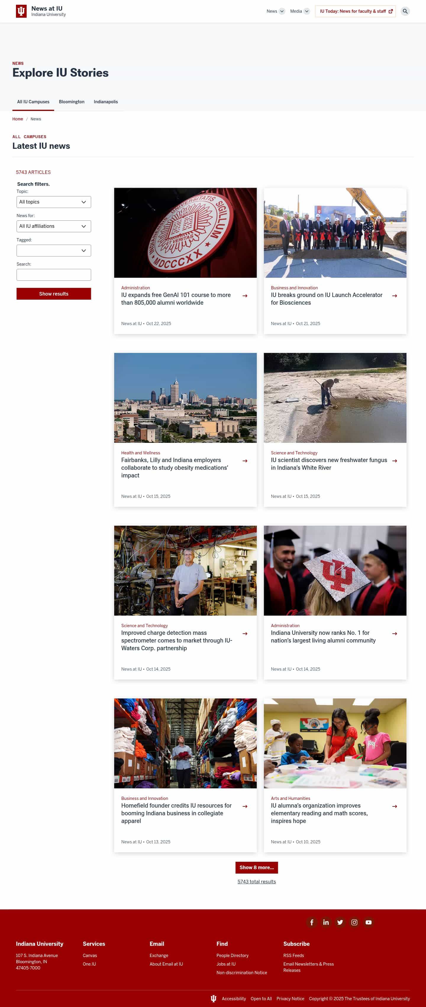 Latest website image capture