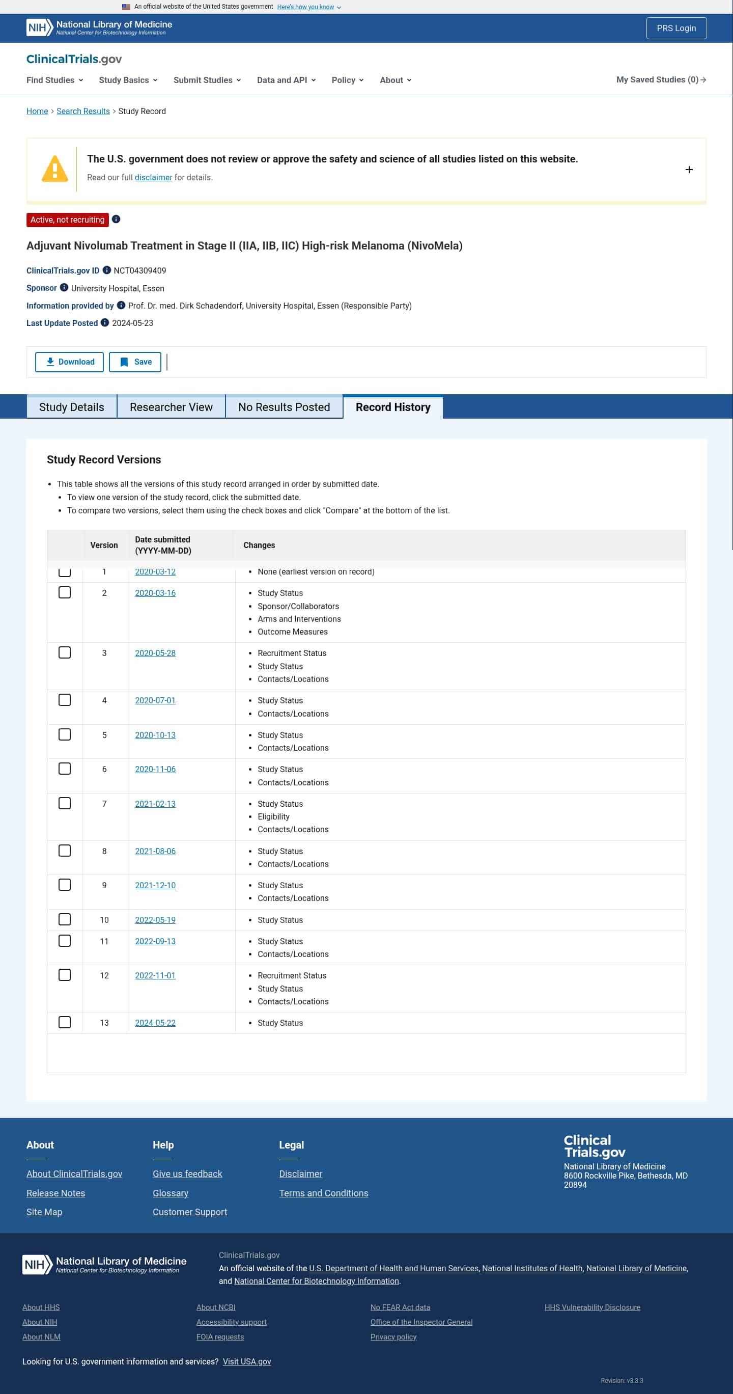 Latest website image capture