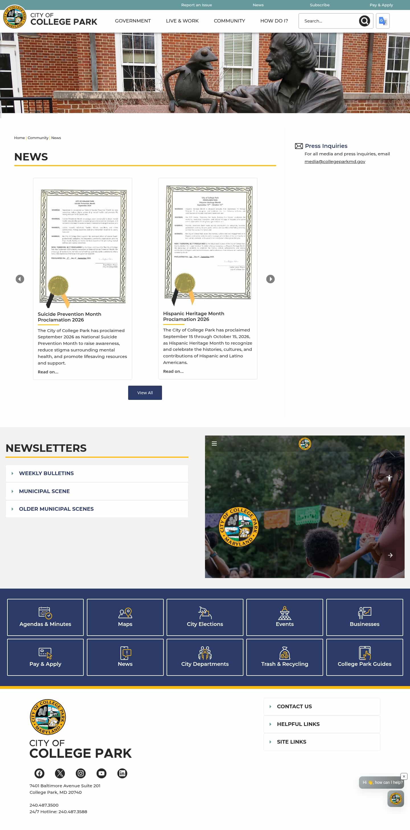 Latest website image capture