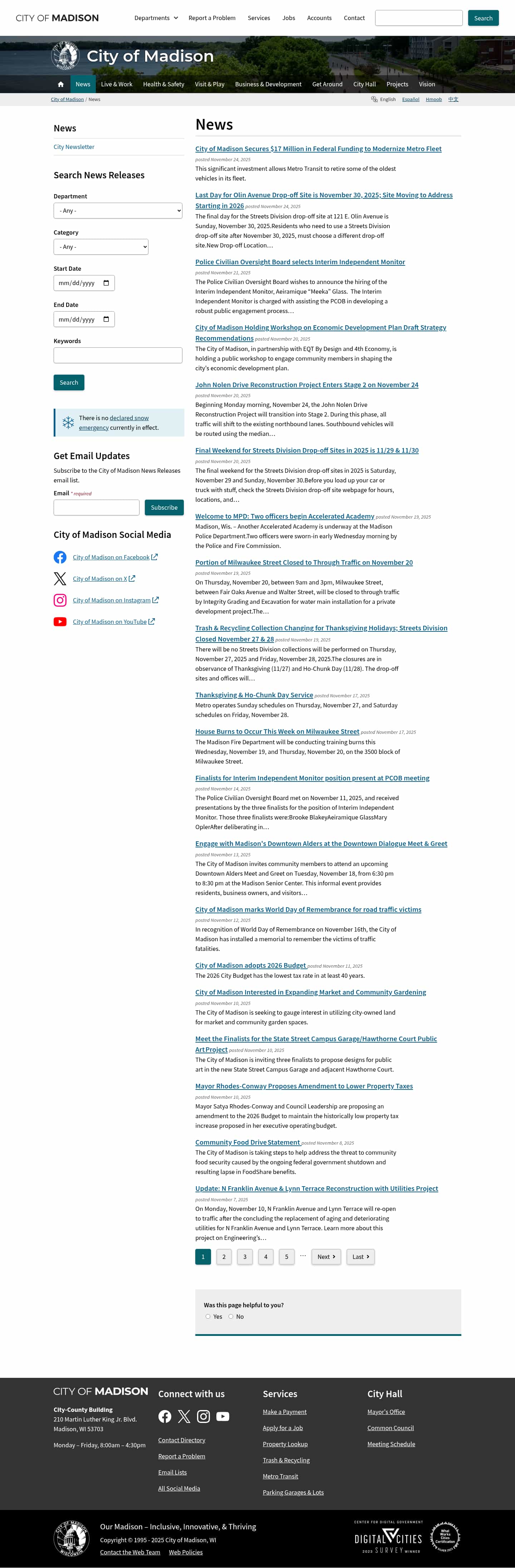 Latest website image capture