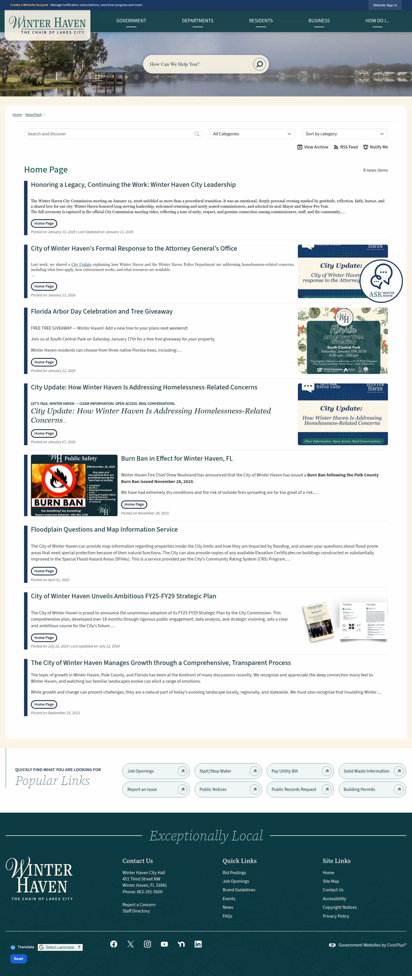 Latest website image capture