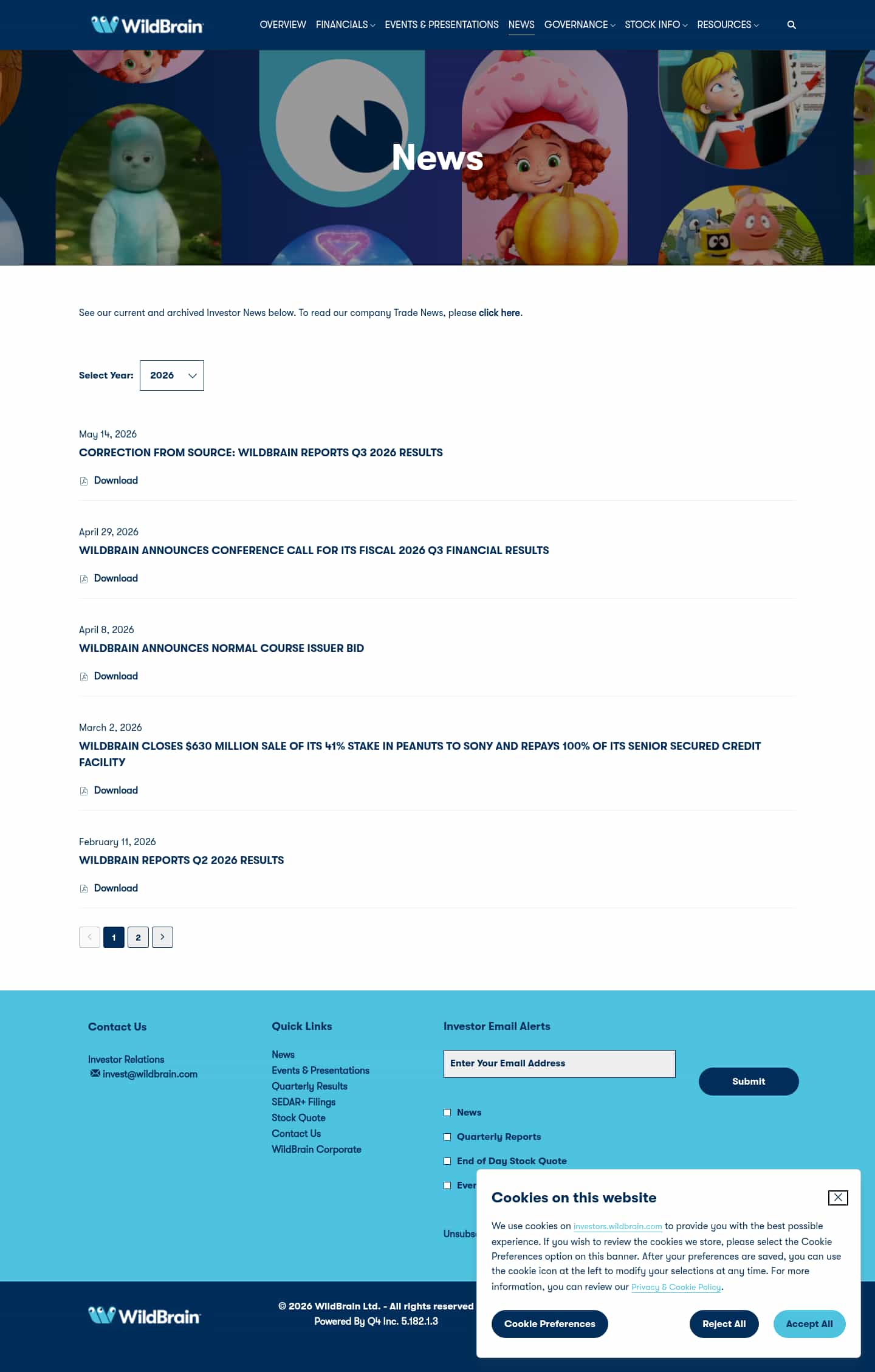 Latest website image capture