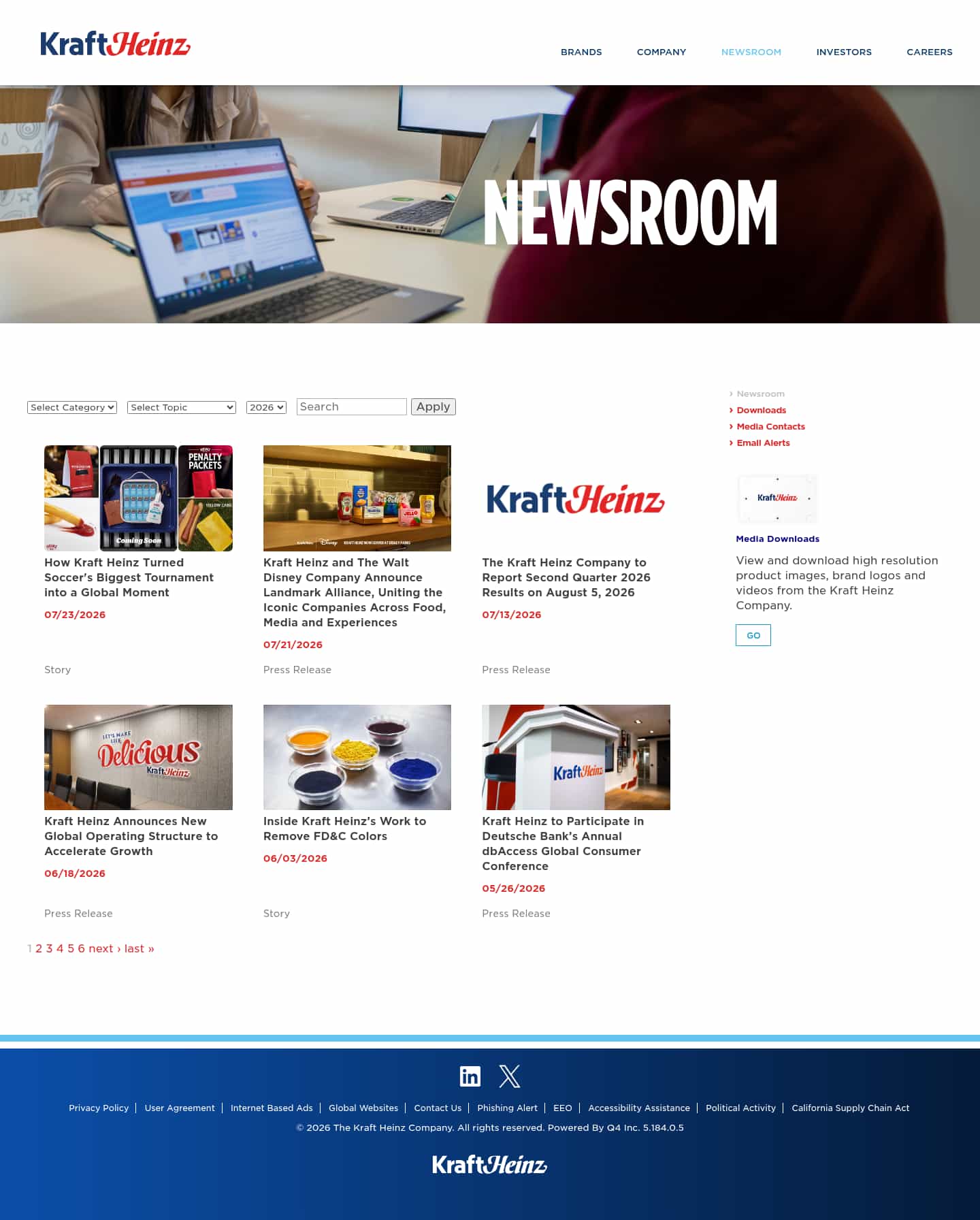 Latest website image capture