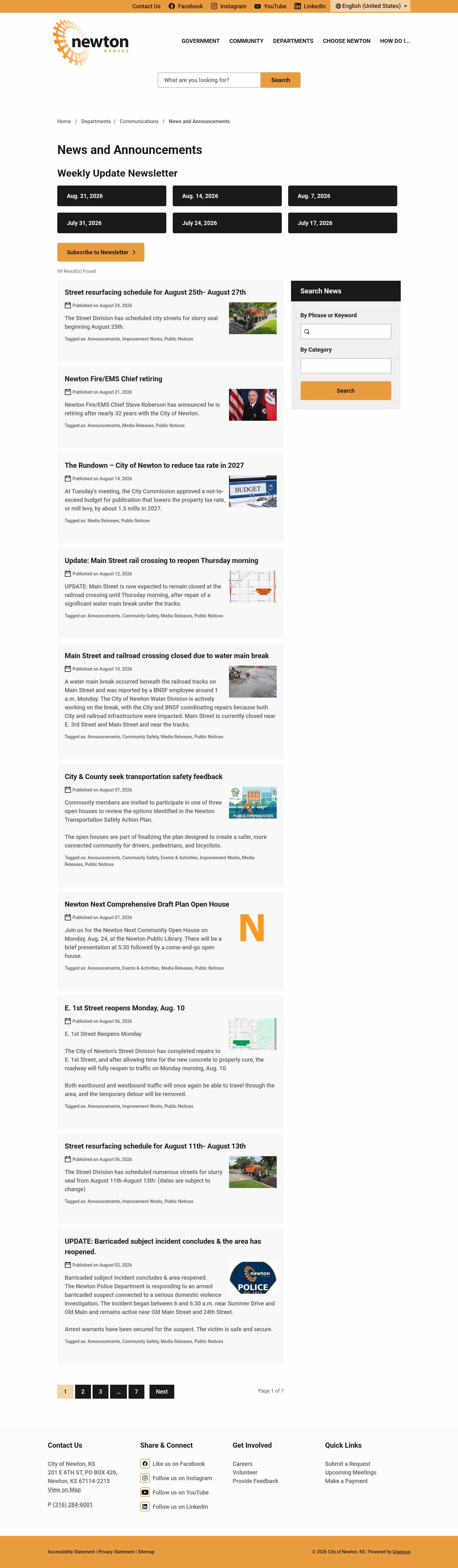 Latest website image capture