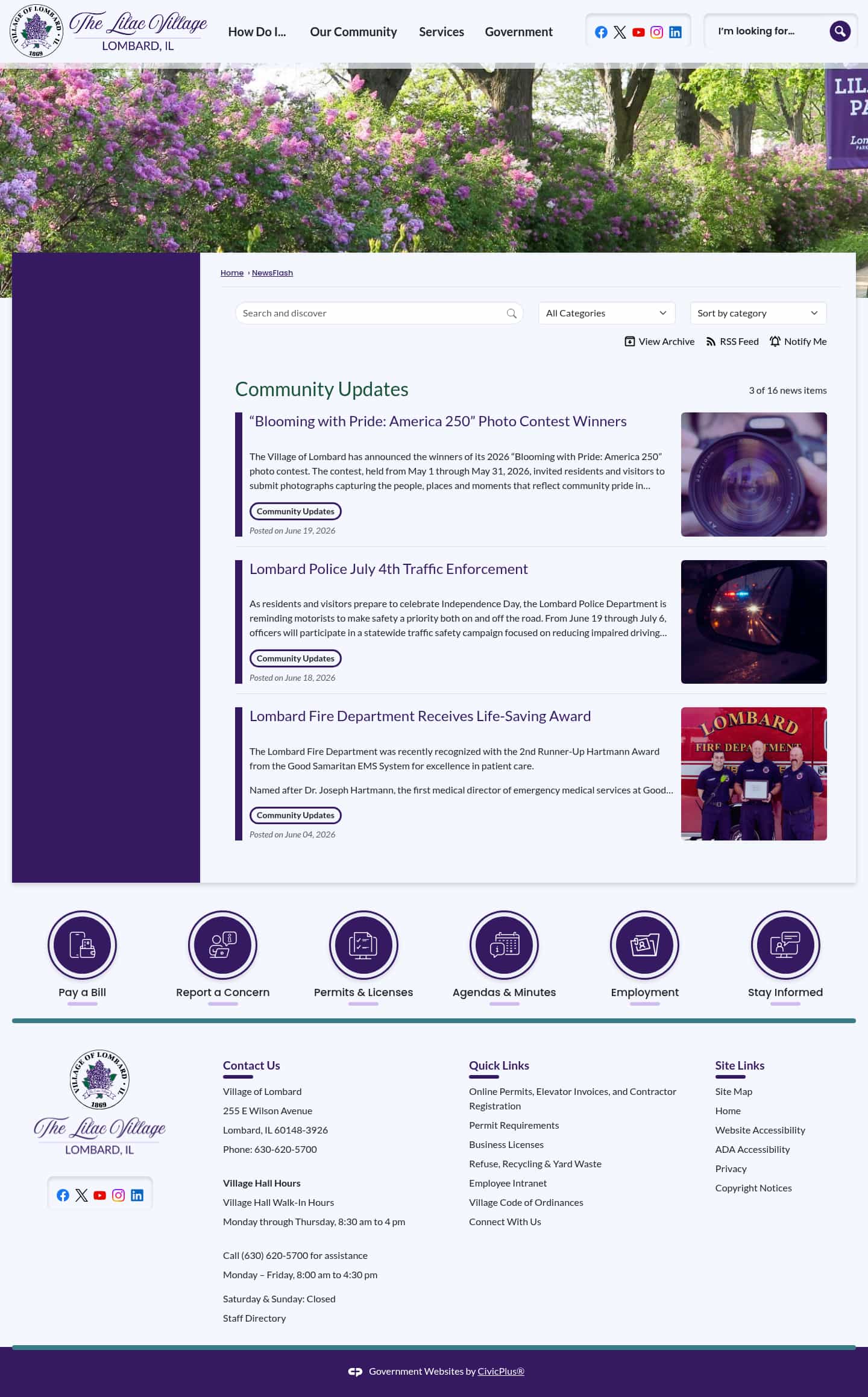 Latest website image capture