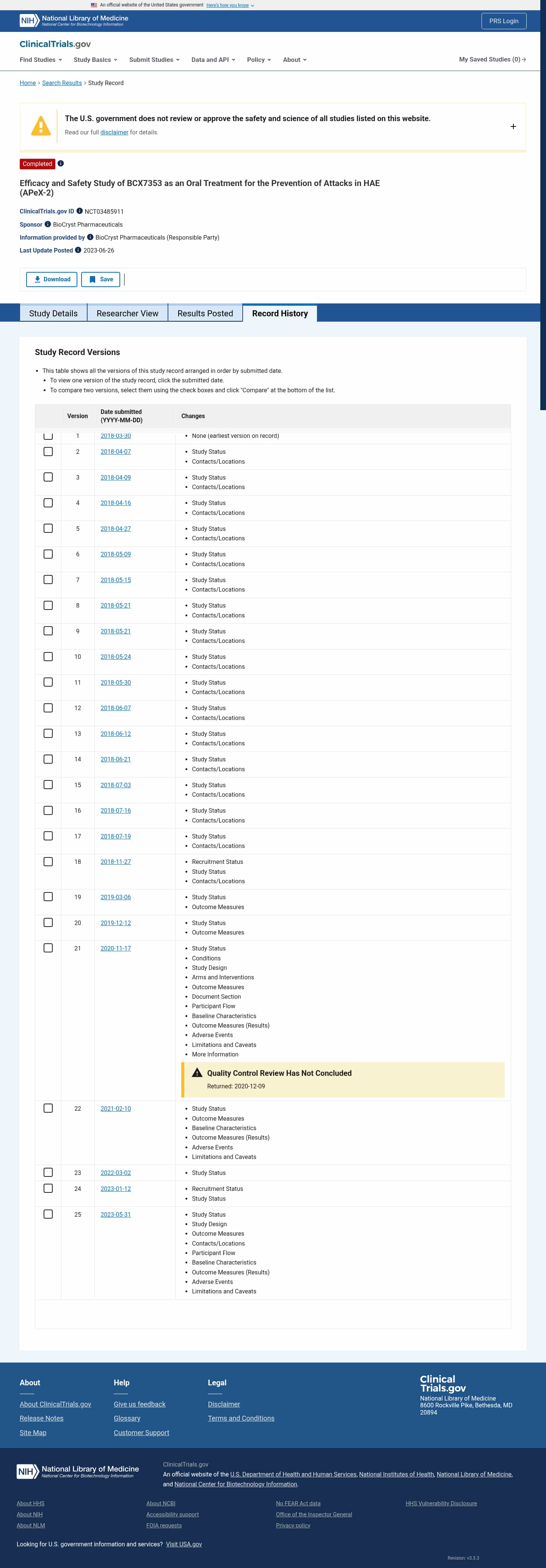 Latest website image capture
