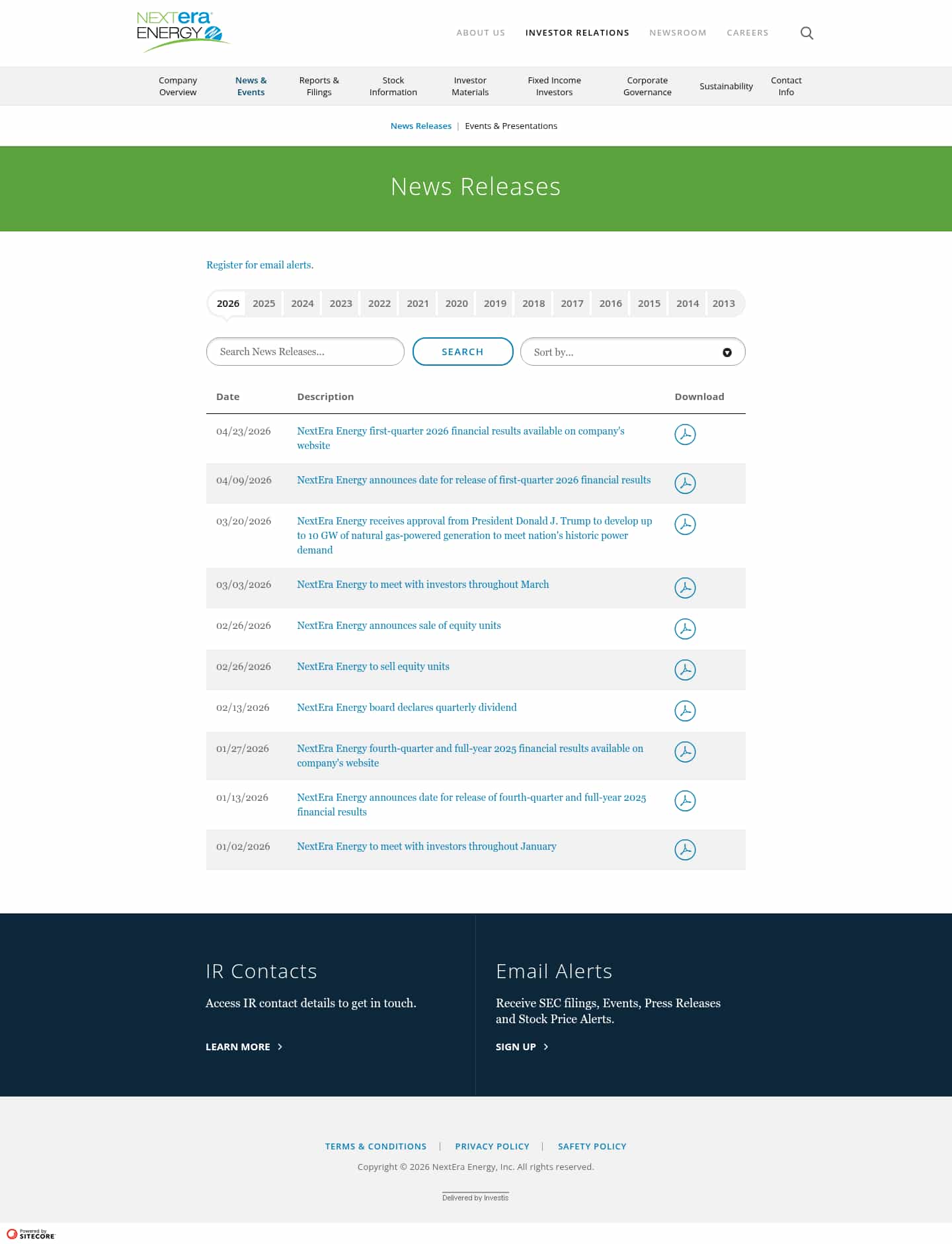 Latest website image capture
