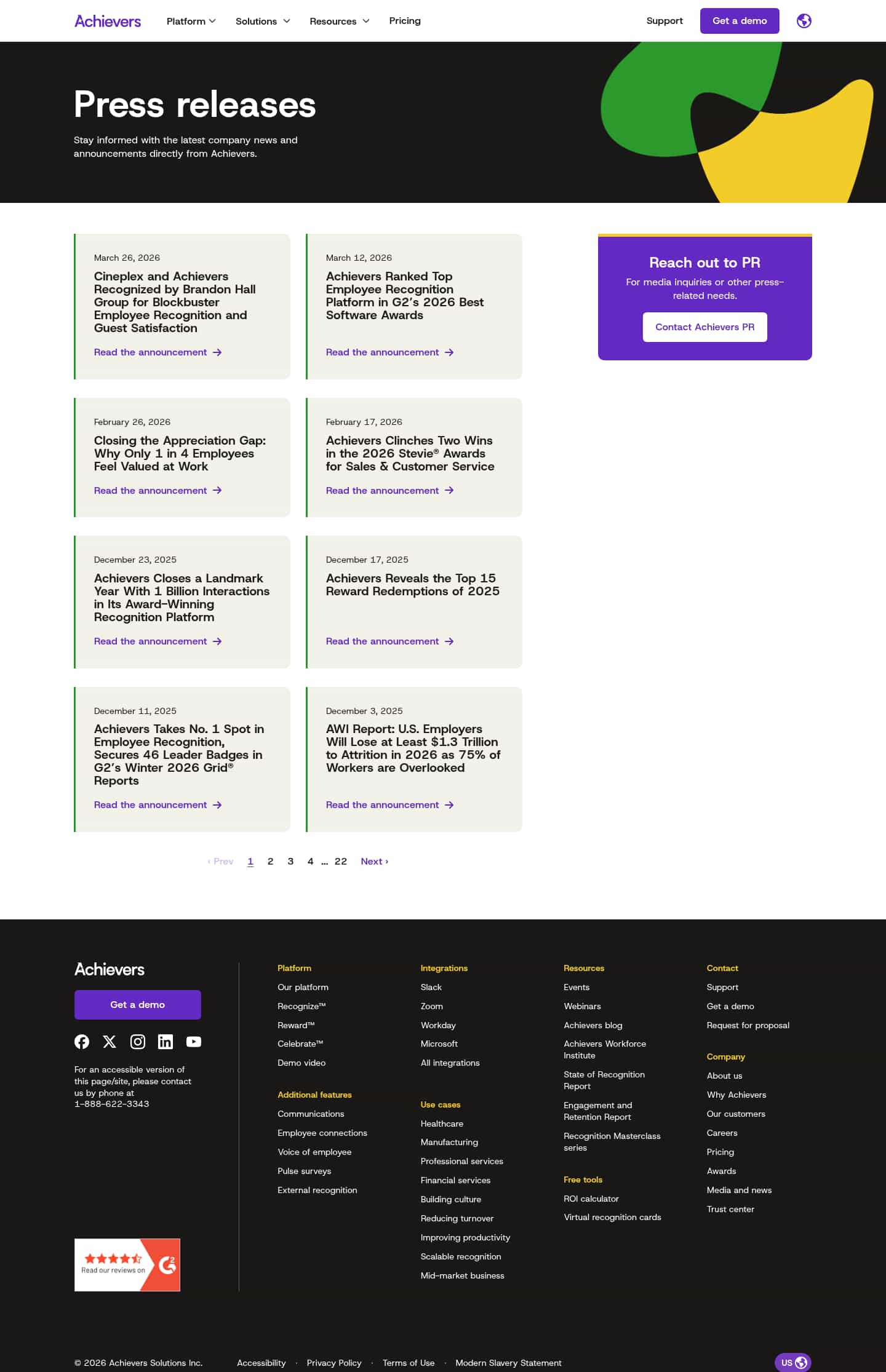 Latest website image capture