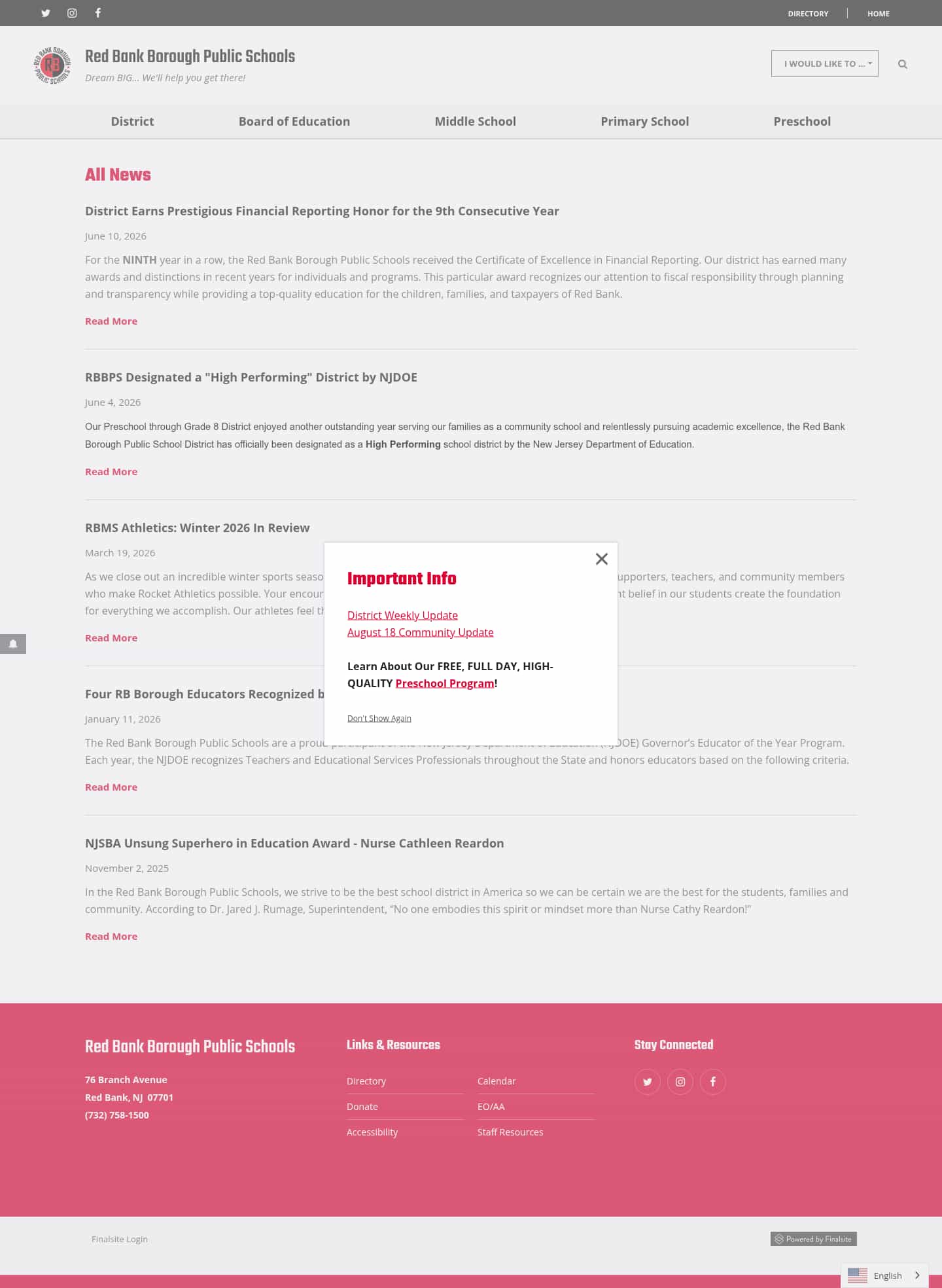 Latest website image capture