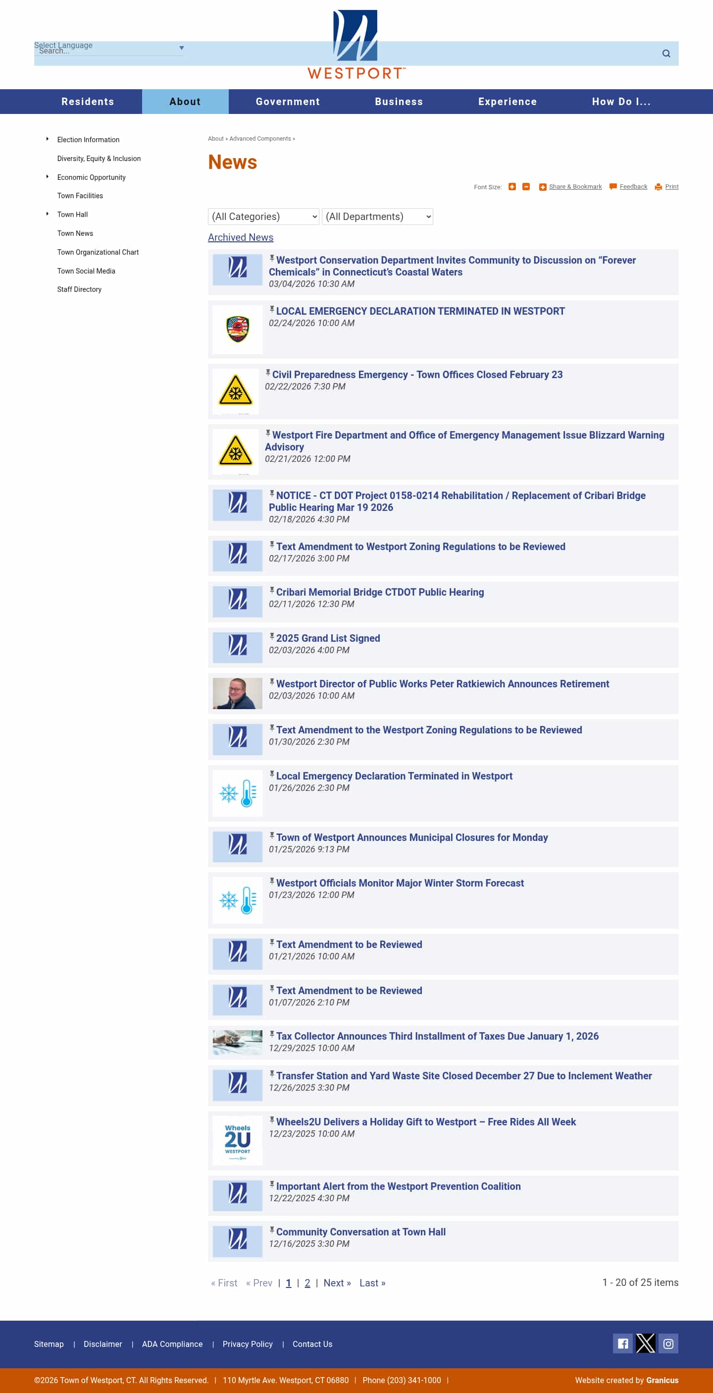 Latest website image capture