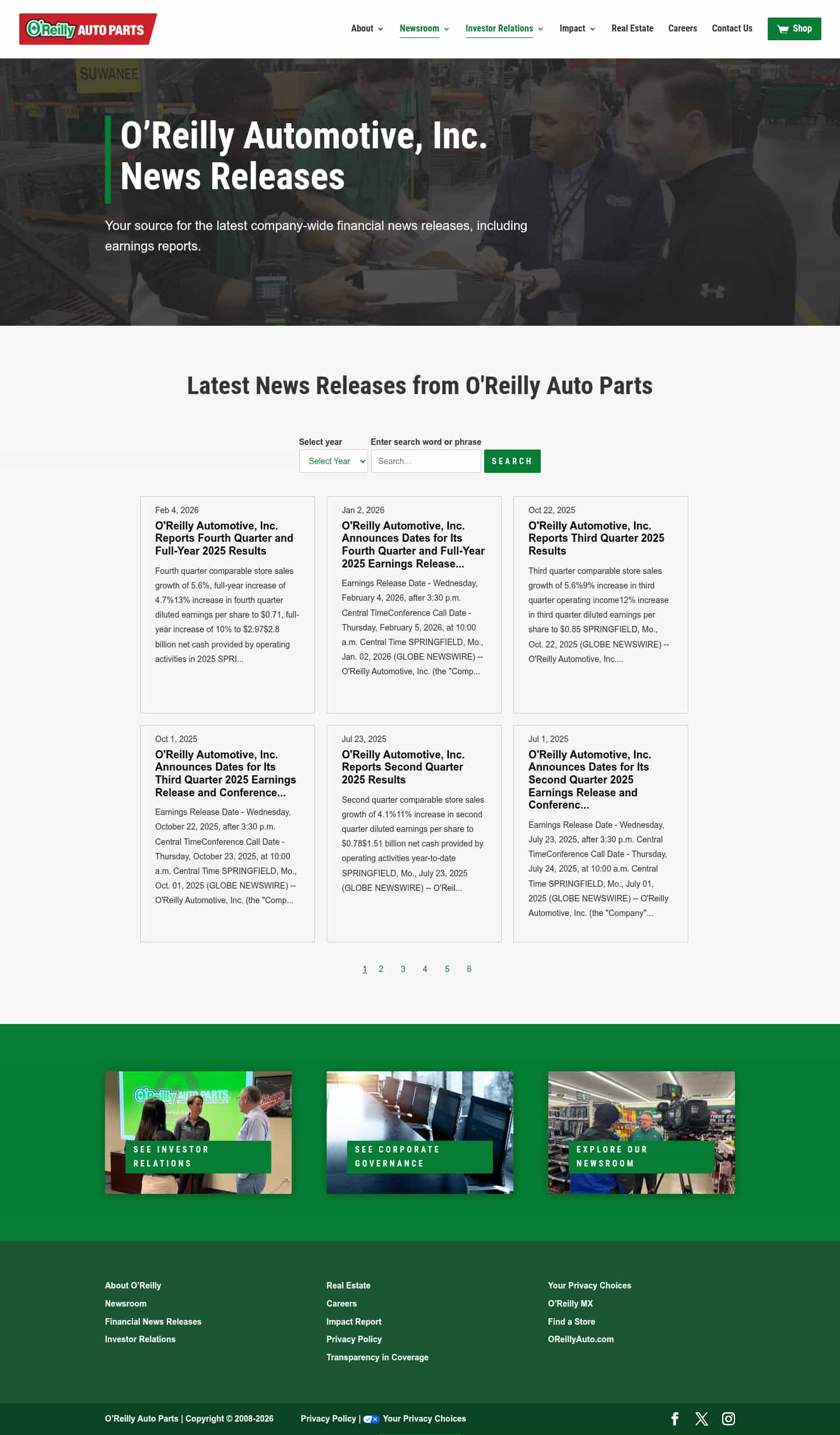 Latest website image capture