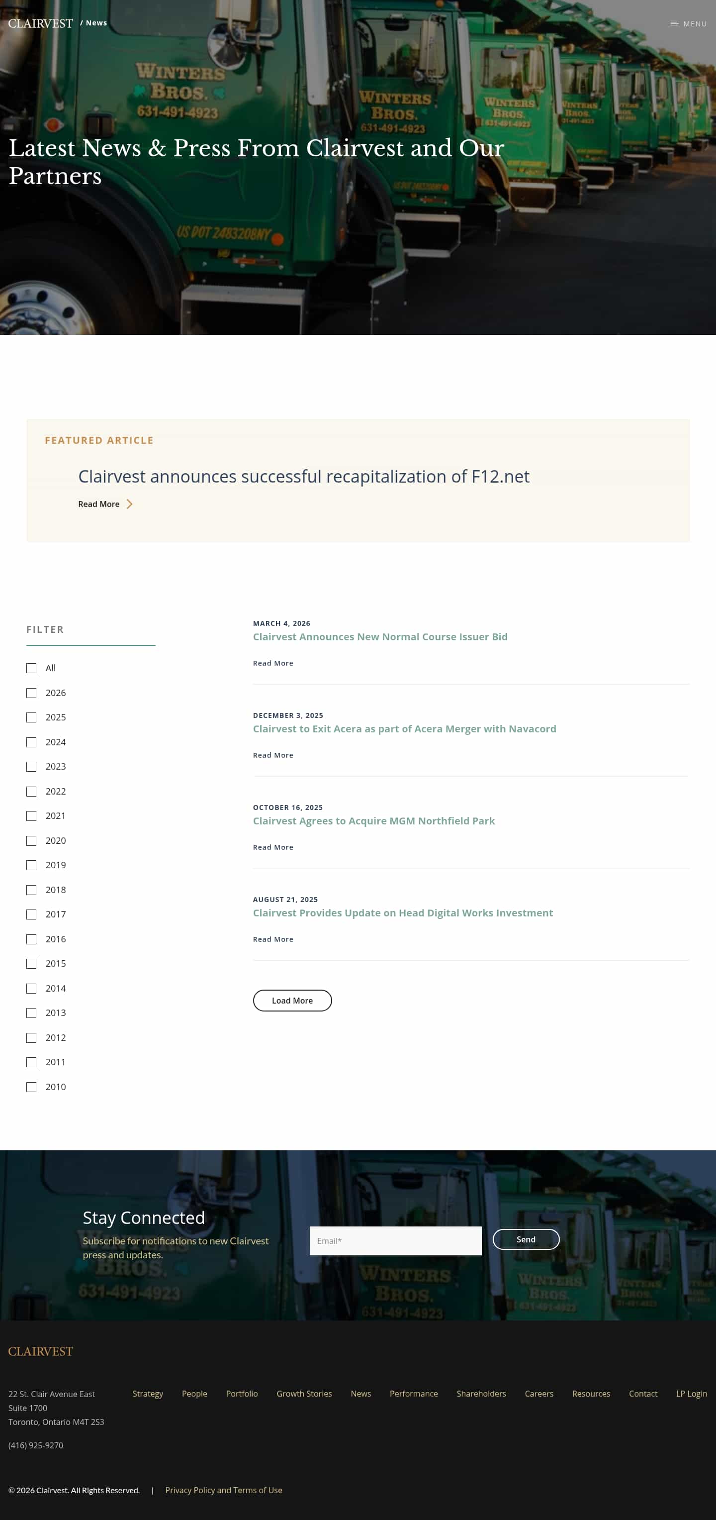 Latest website image capture