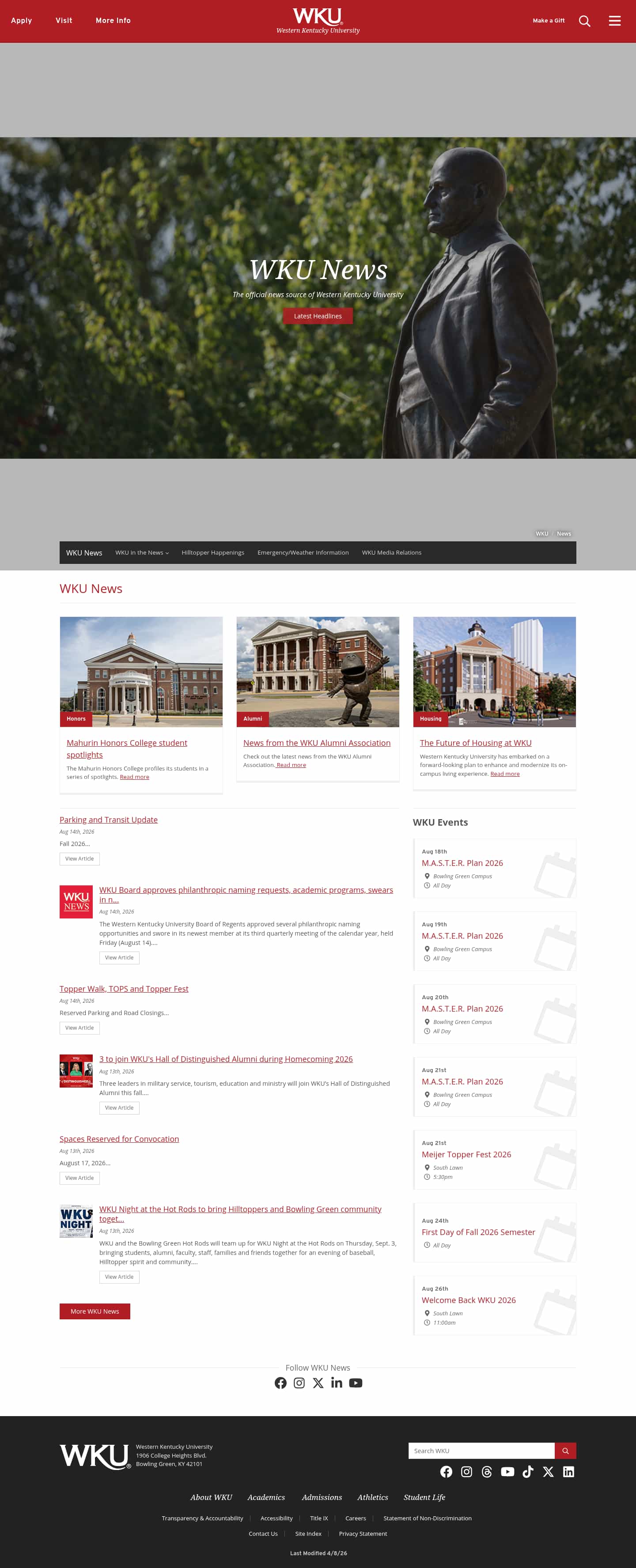Latest website image capture