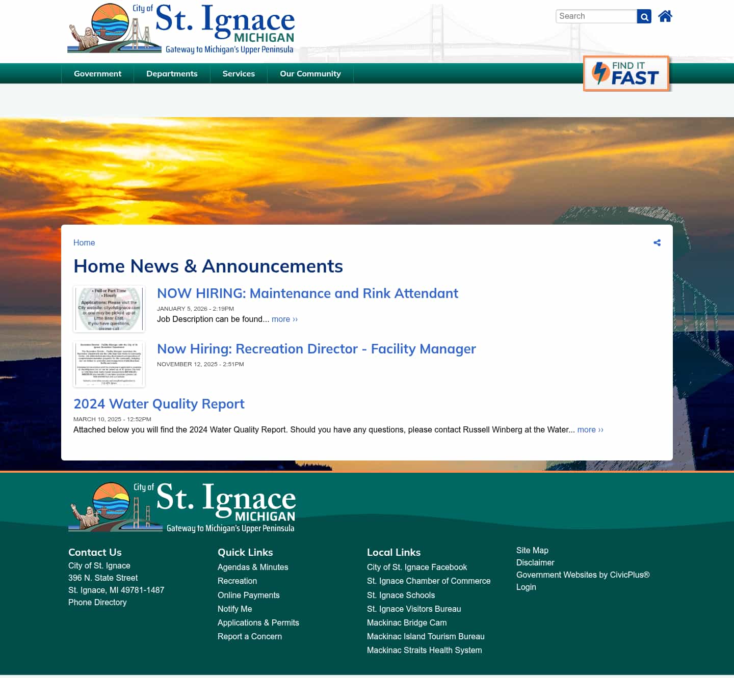 Latest website image capture