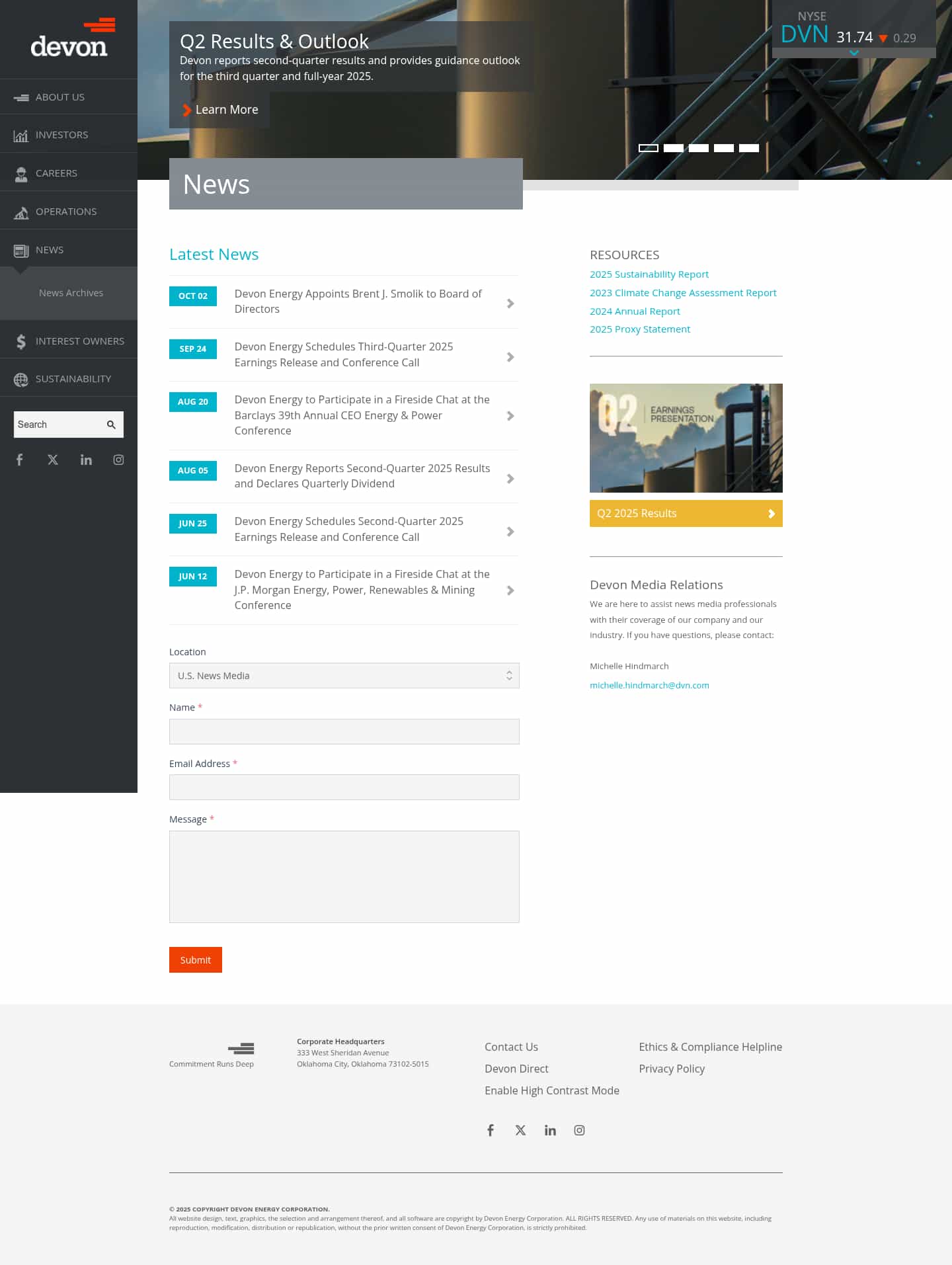 Latest website image capture