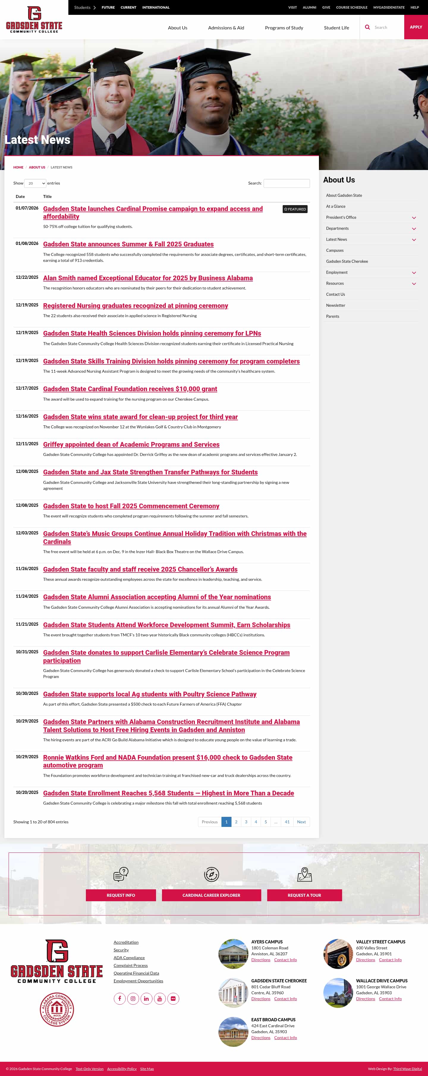 Latest website image capture