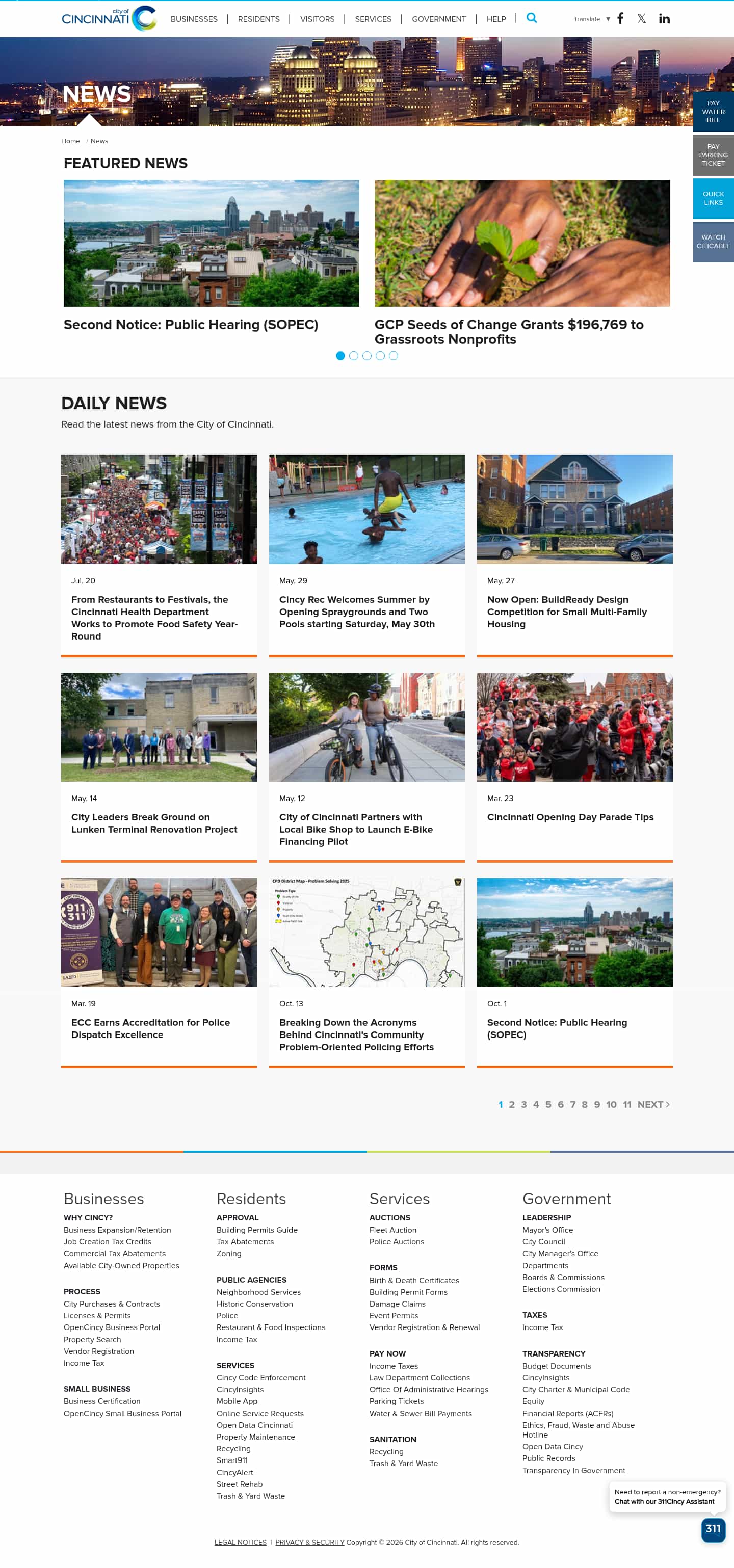 Latest website image capture