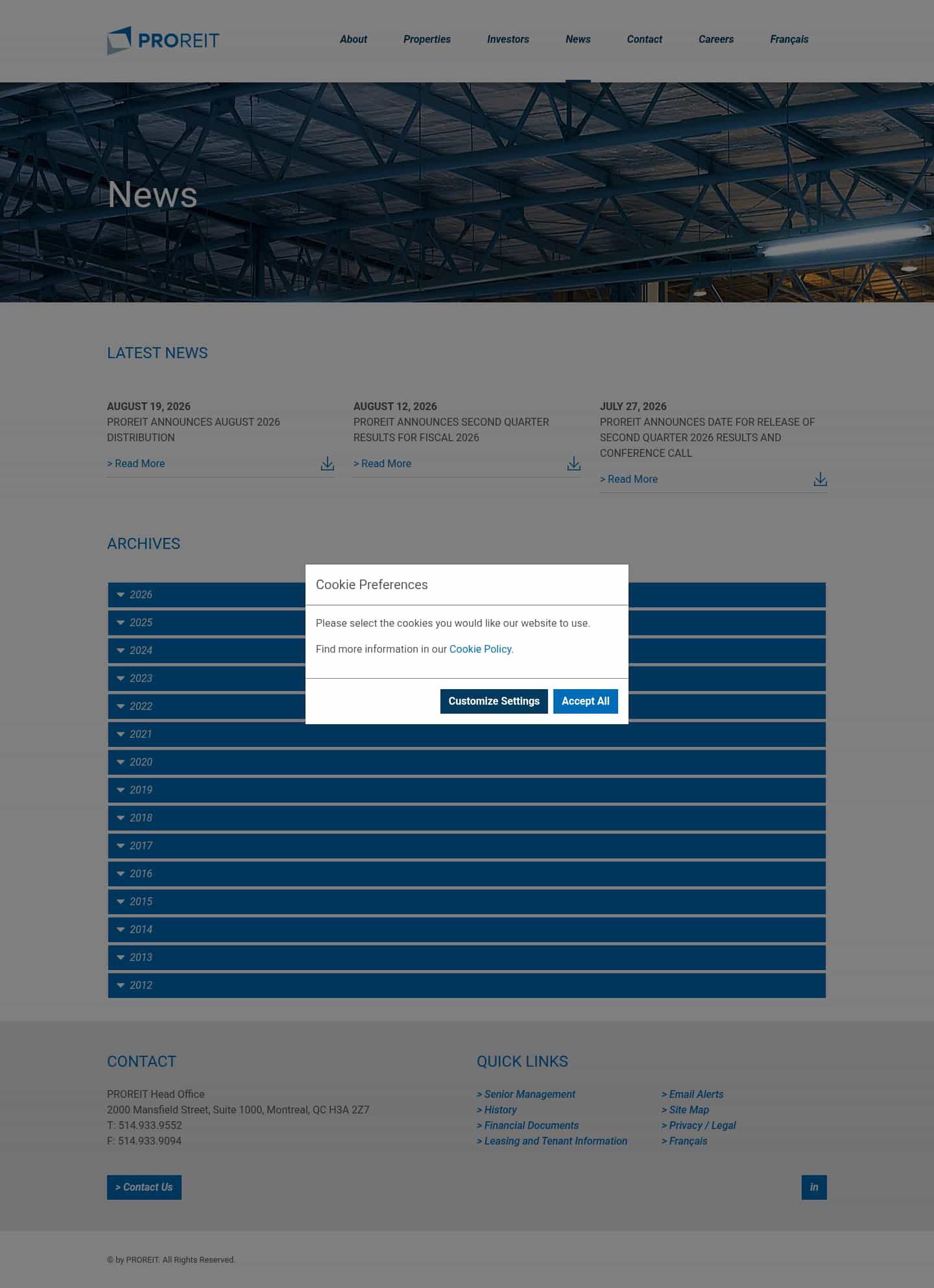 Latest website image capture