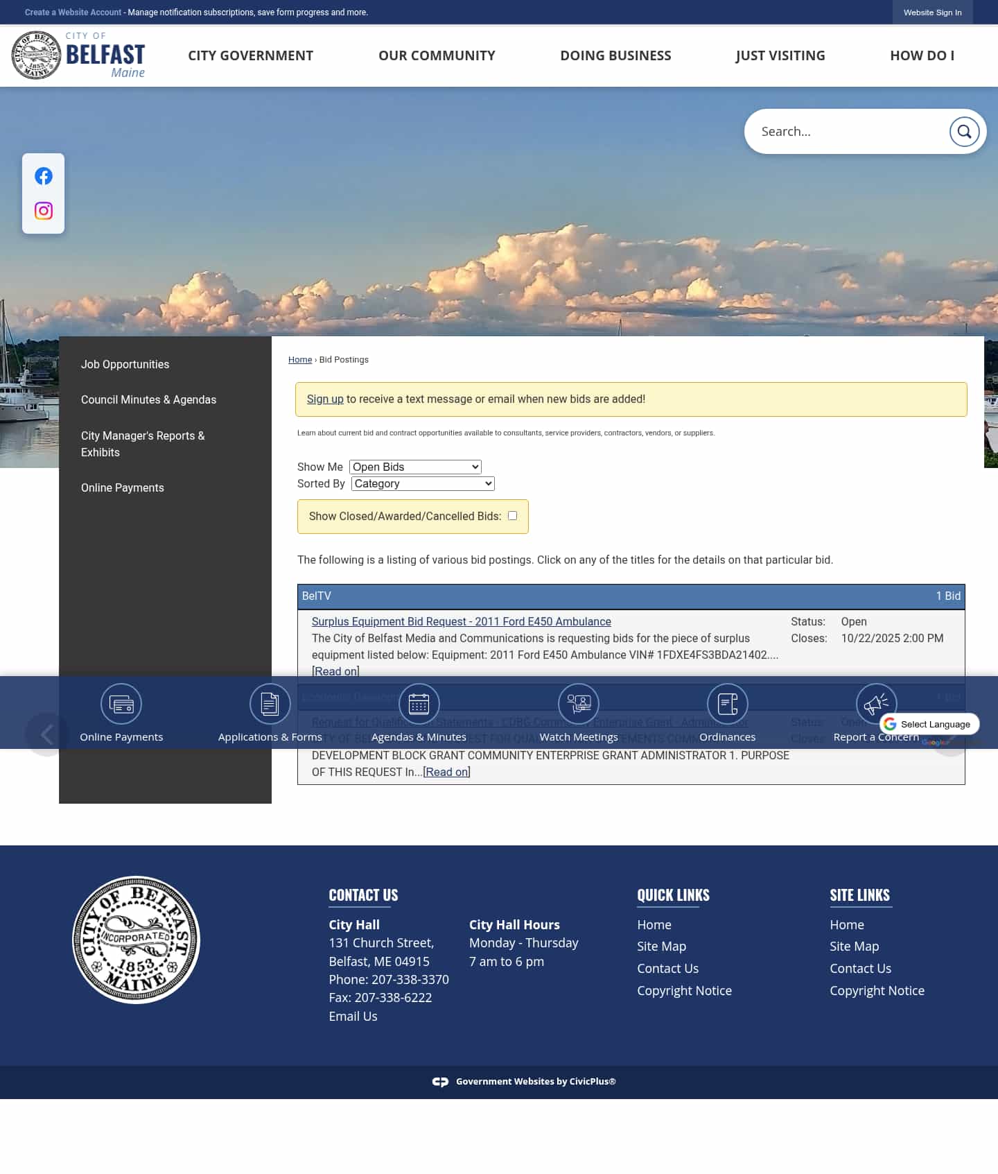 Latest website image capture