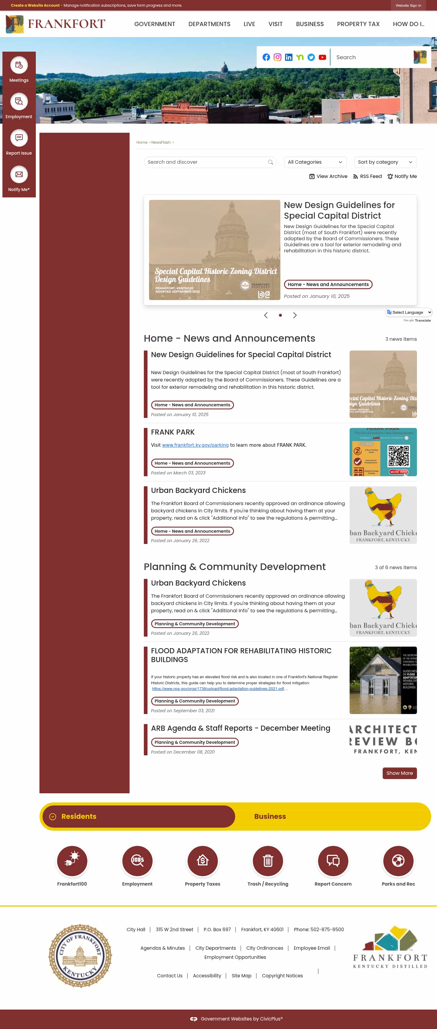 Latest website image capture