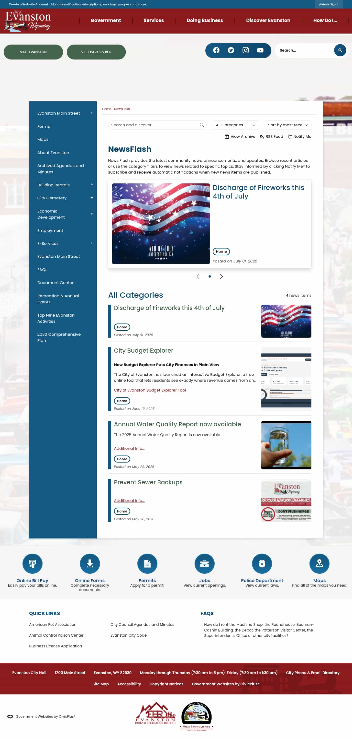 Latest website image capture