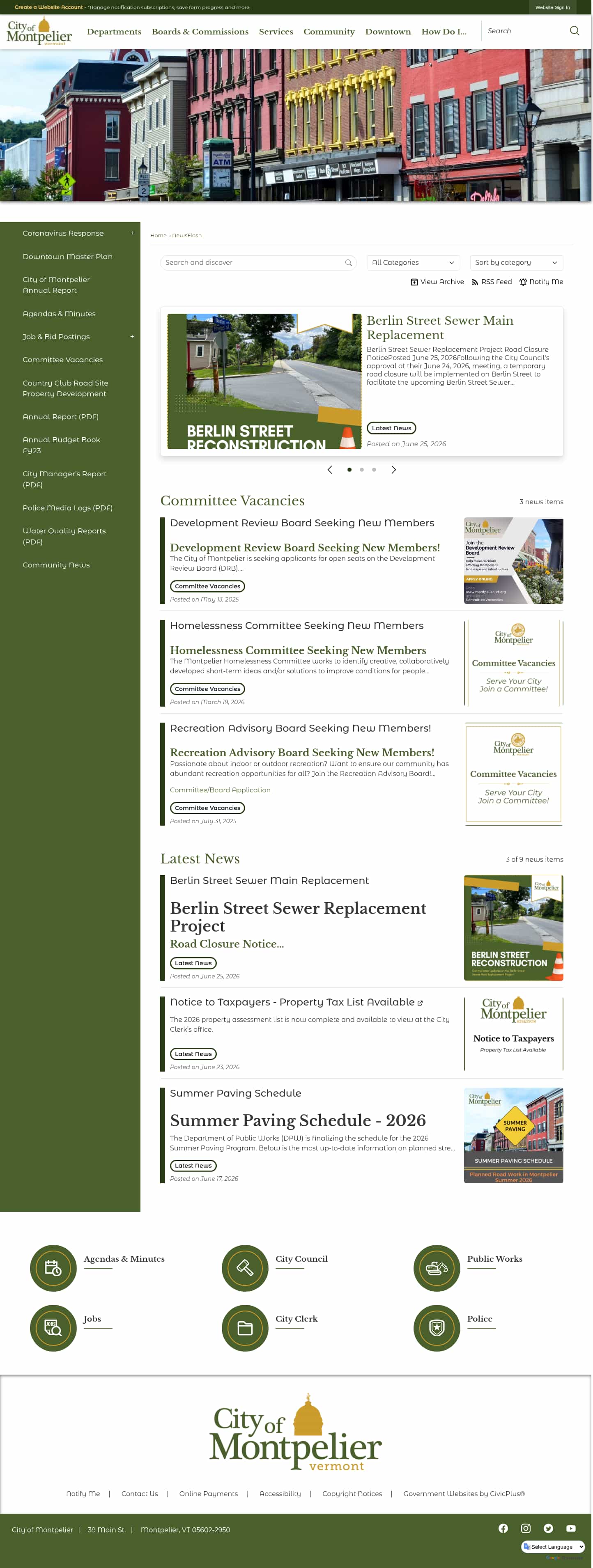 Latest website image capture