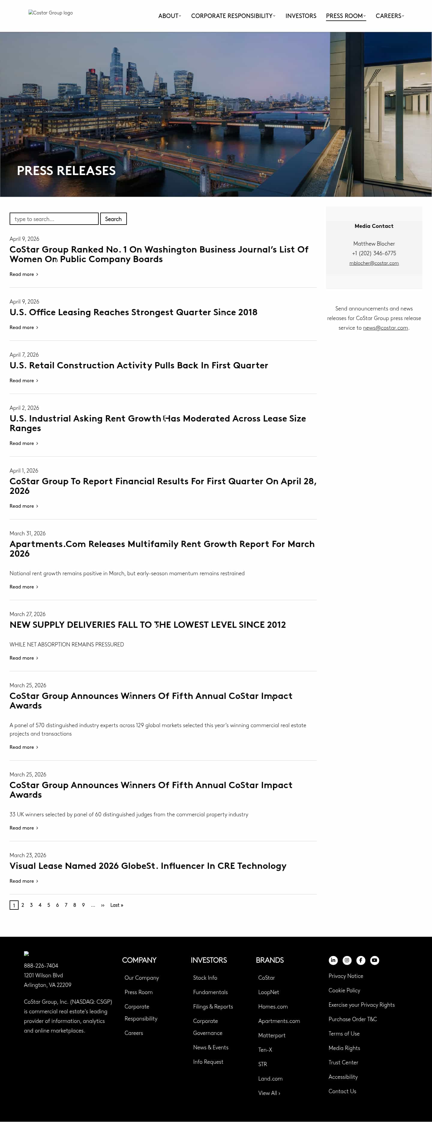 Latest website image capture