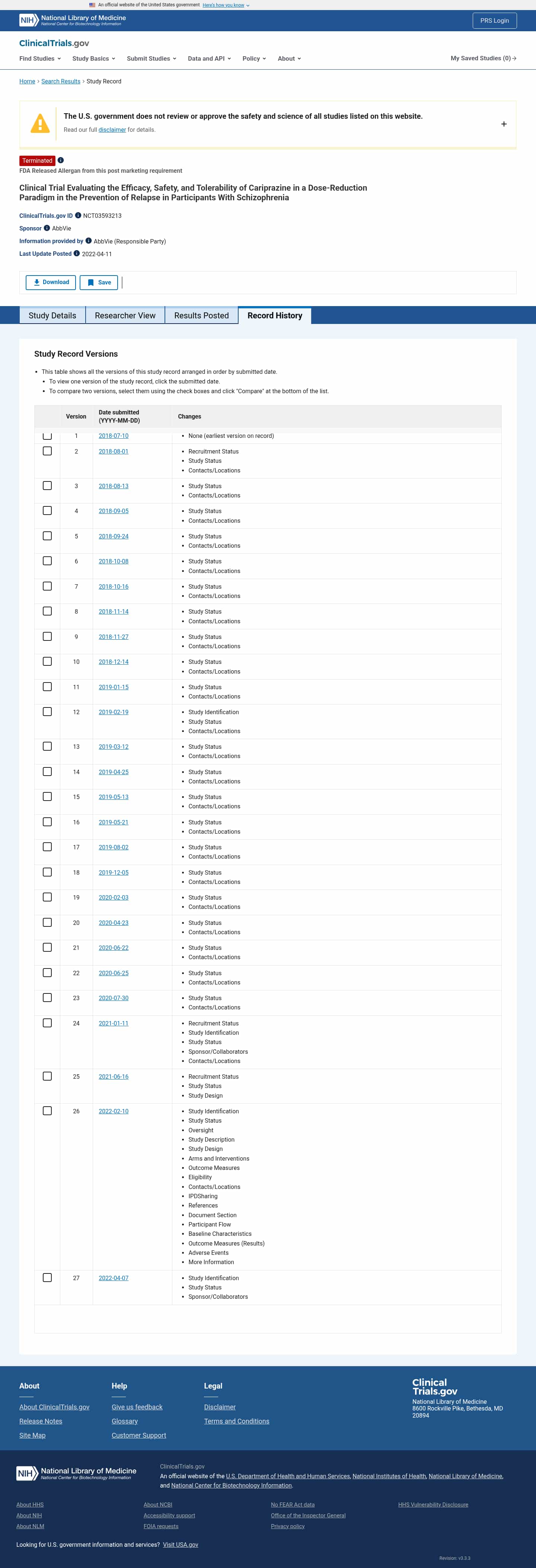 Latest website image capture