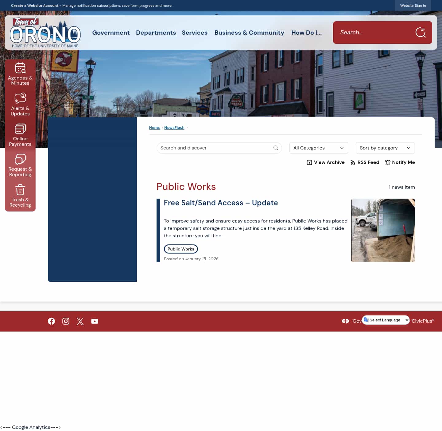 Latest website image capture