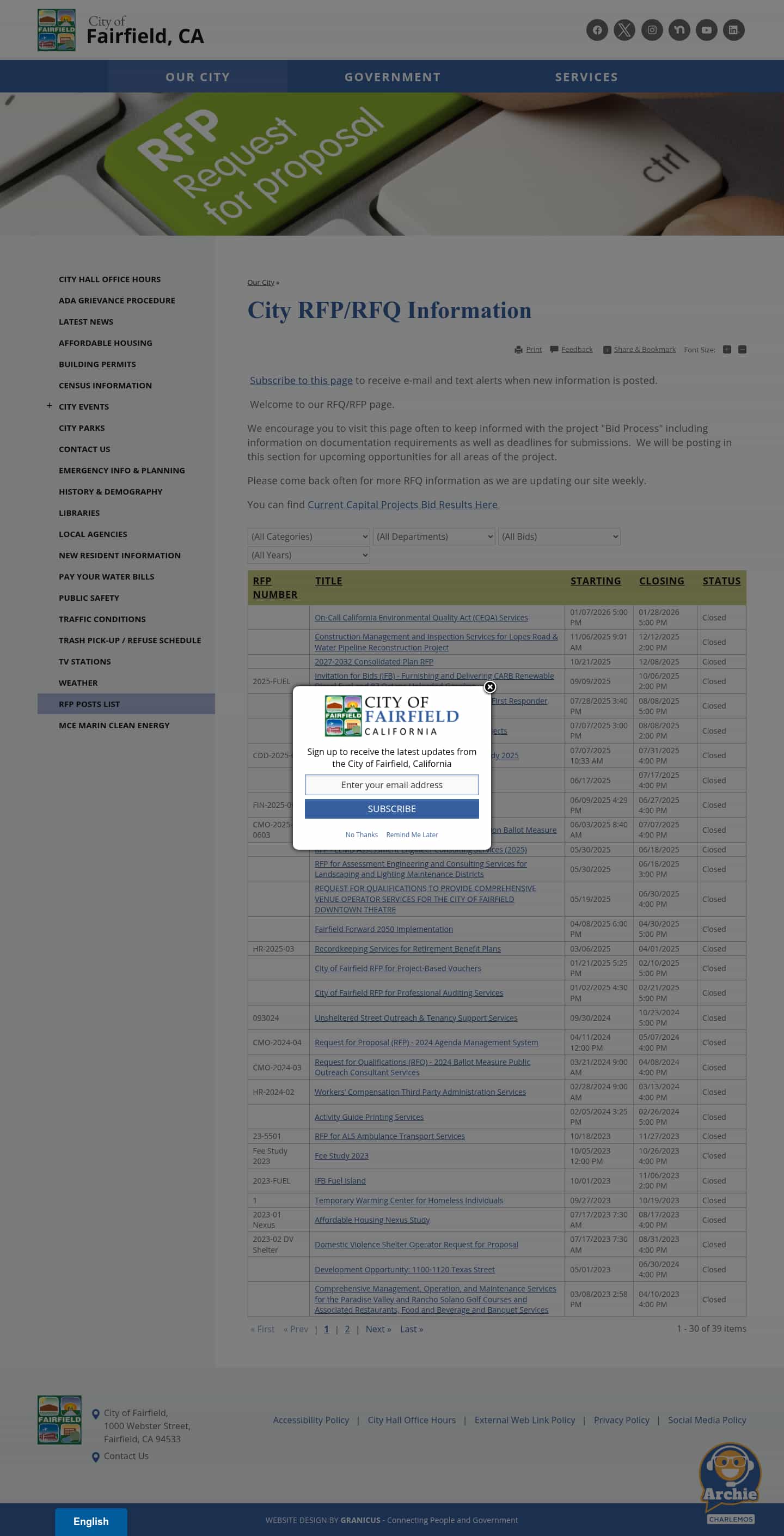 Latest website image capture