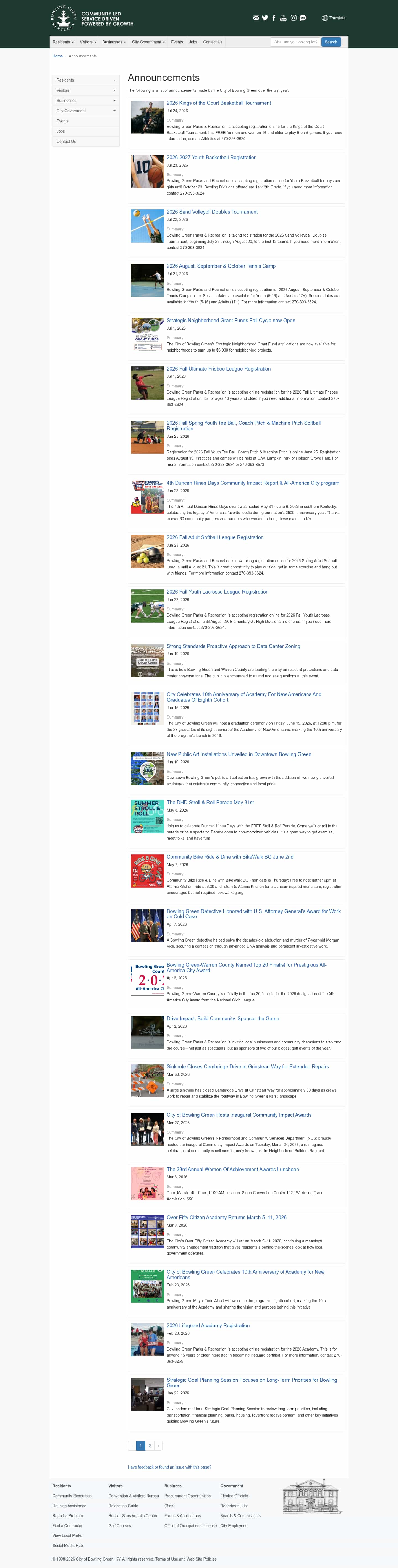 Latest website image capture