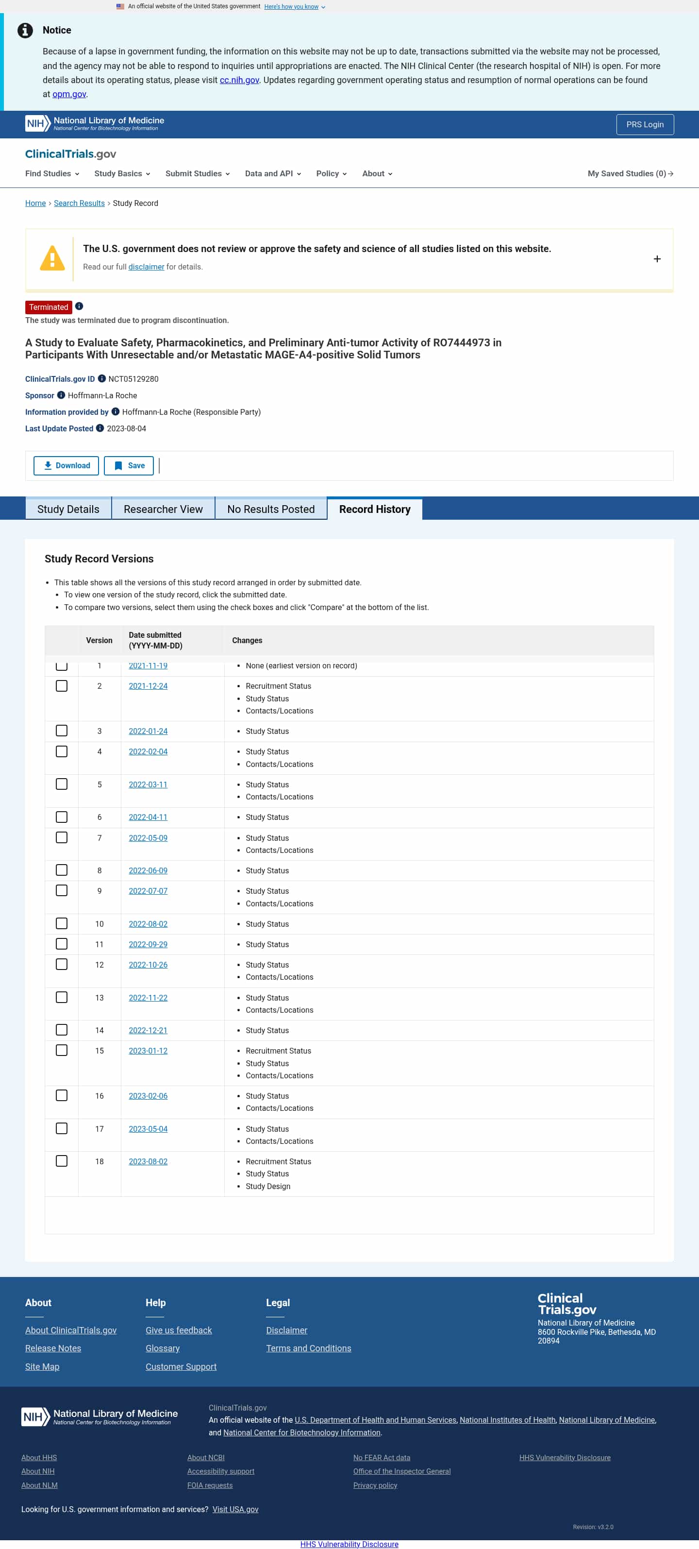 Latest website image capture