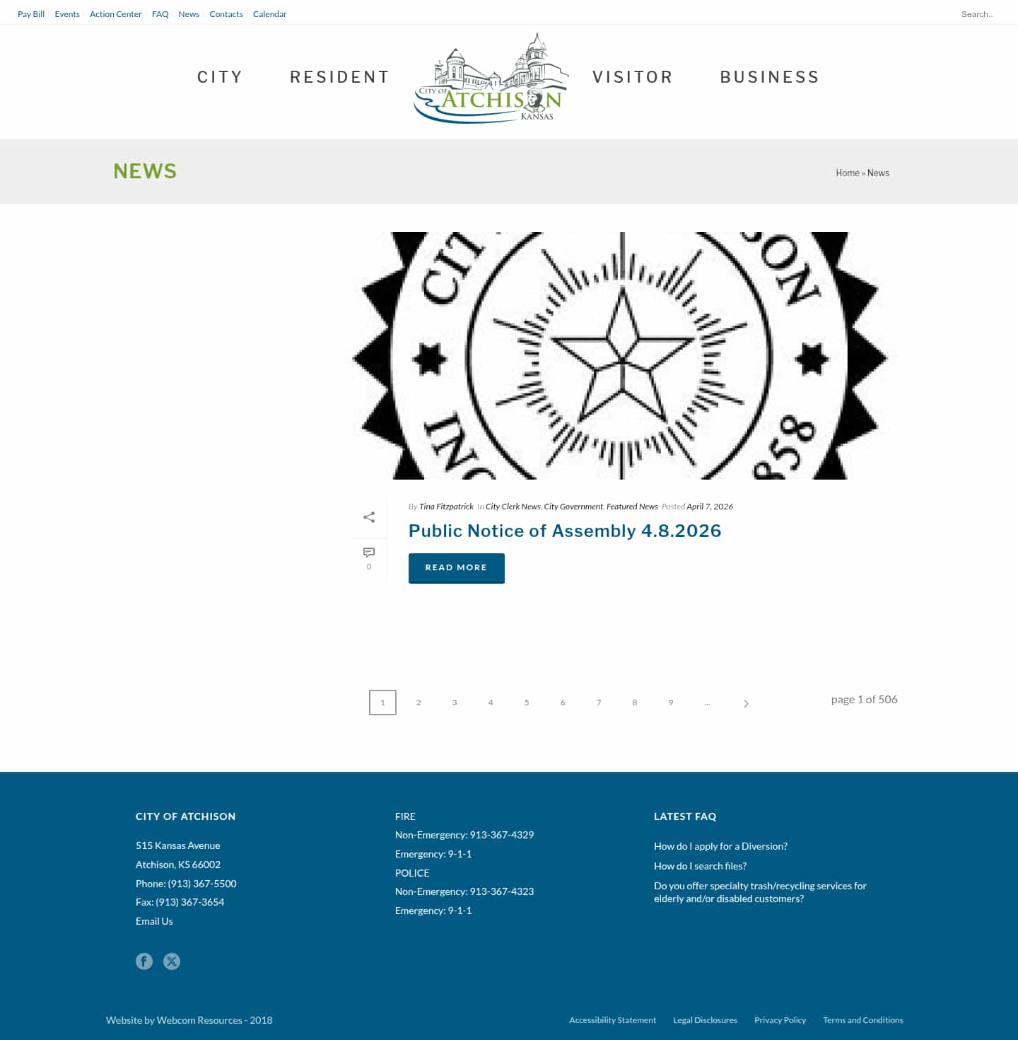 Latest website image capture