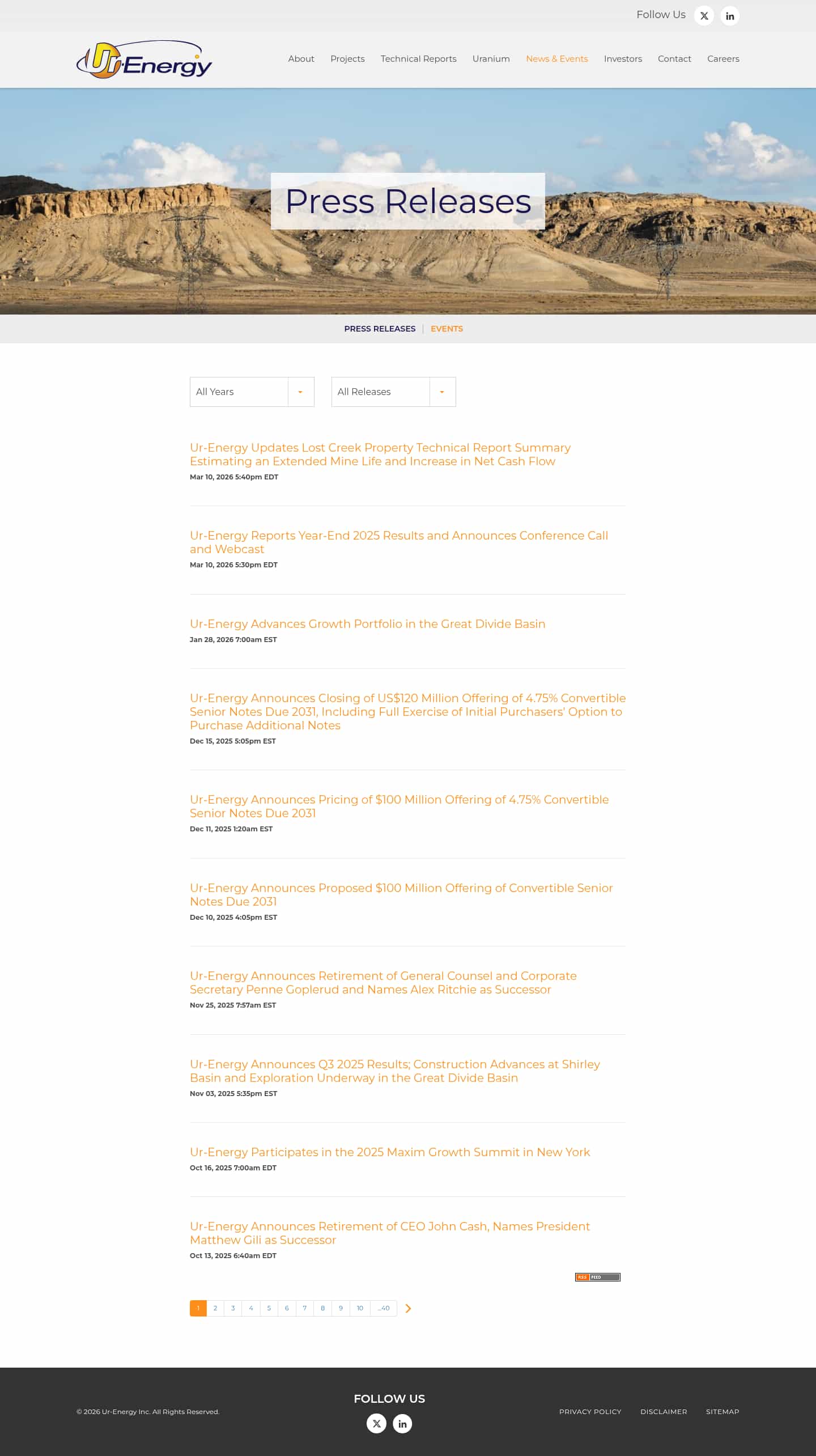 Latest website image capture