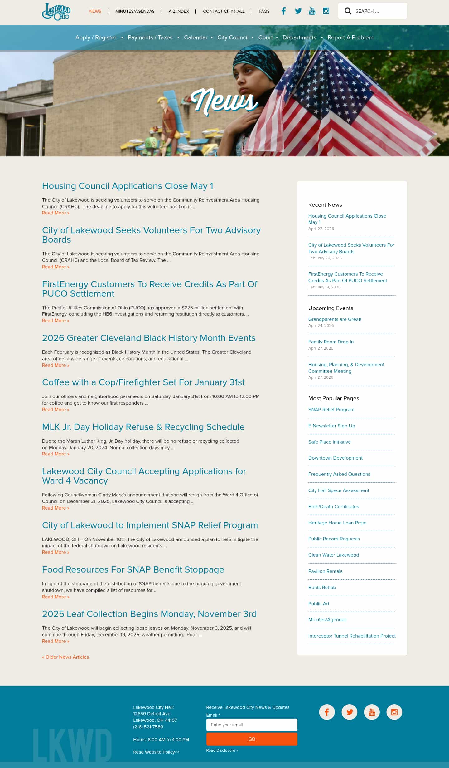 Latest website image capture