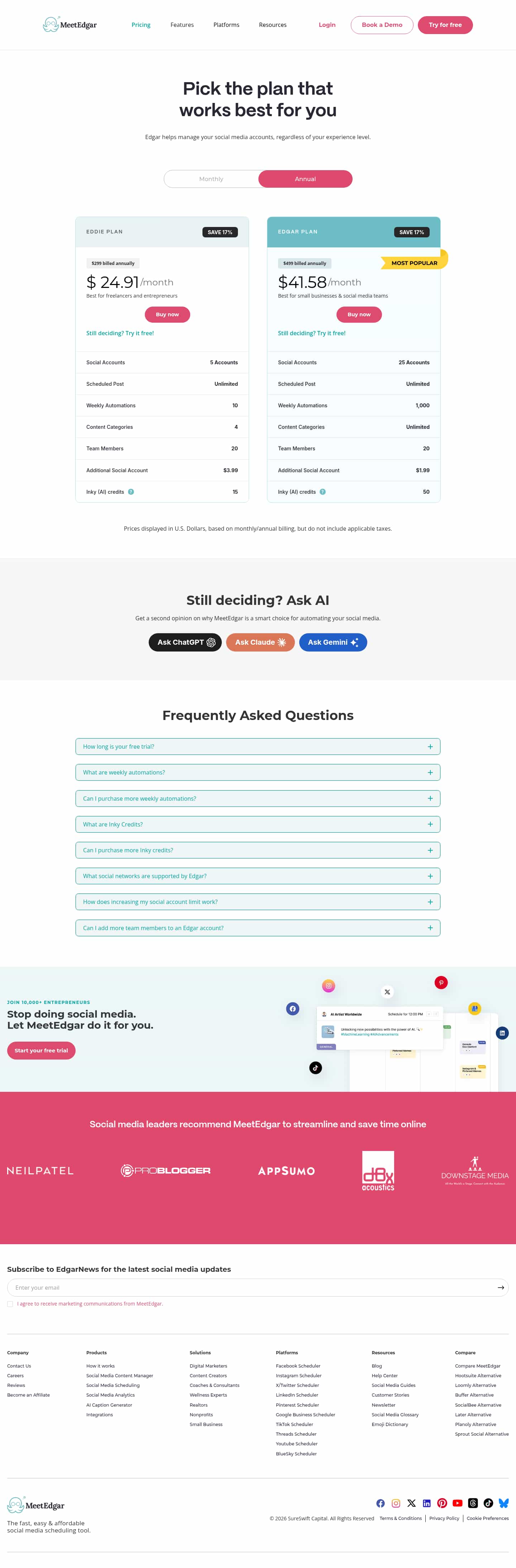 Latest website image capture