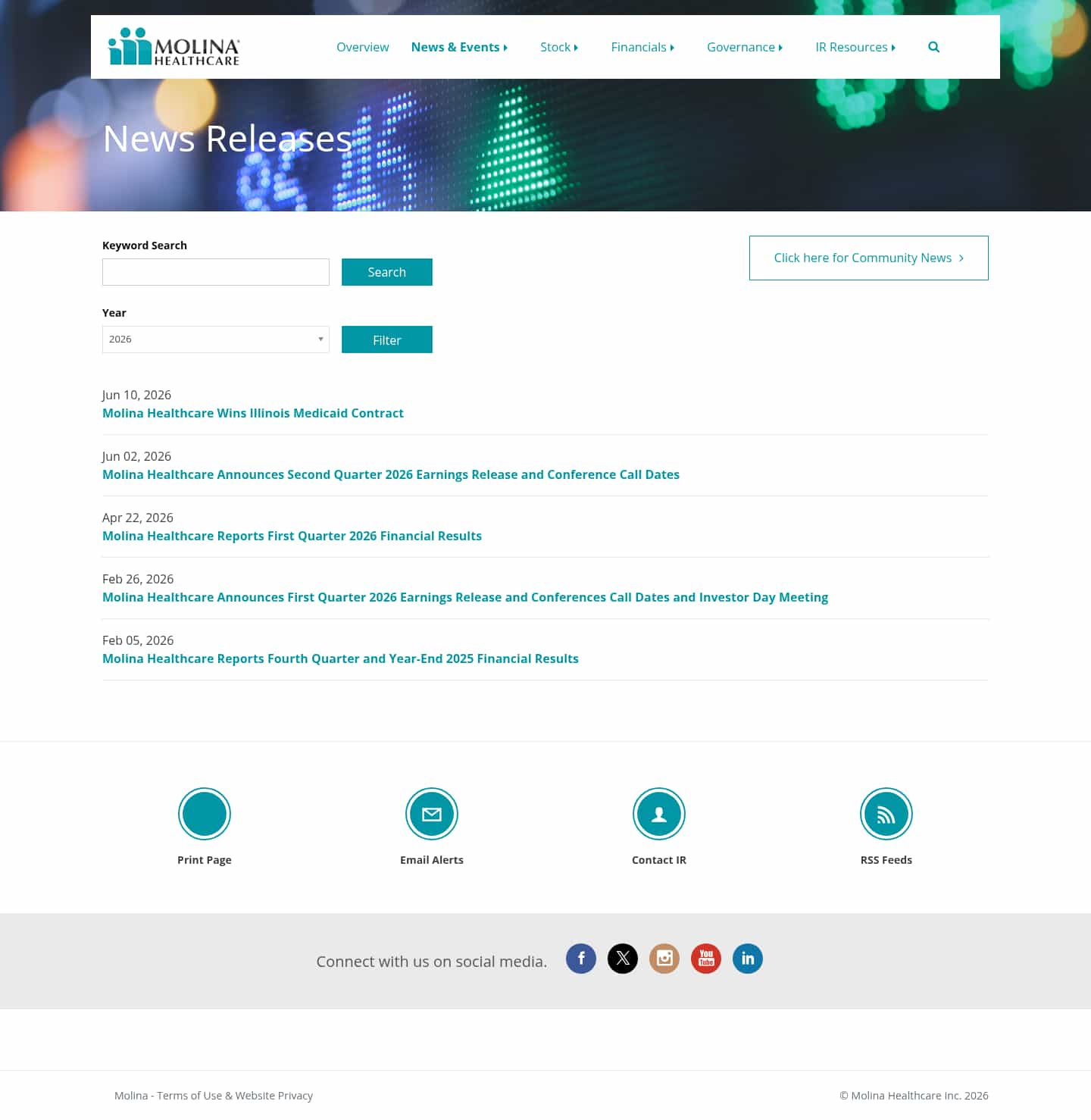 Latest website image capture