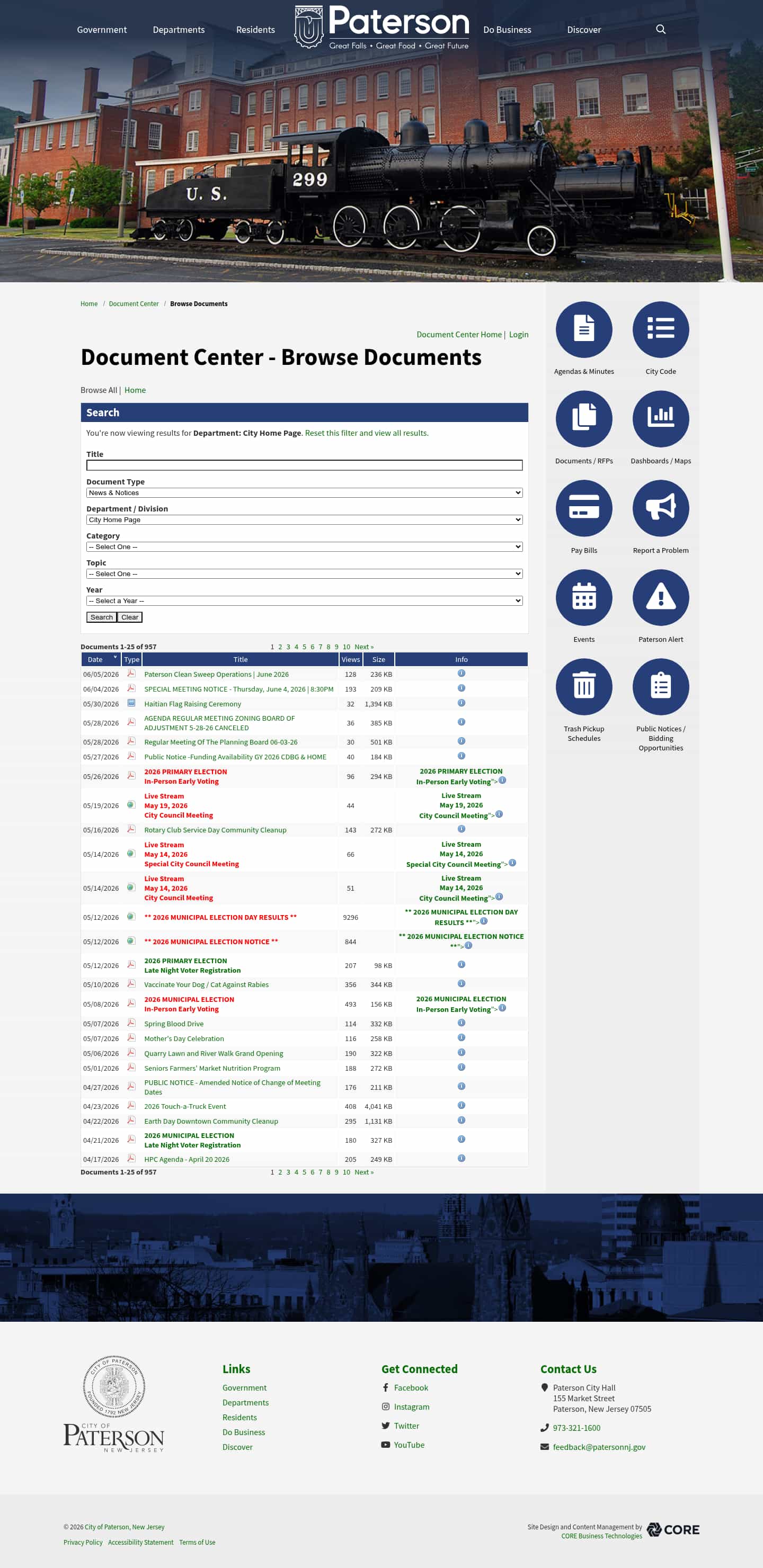 Latest website image capture