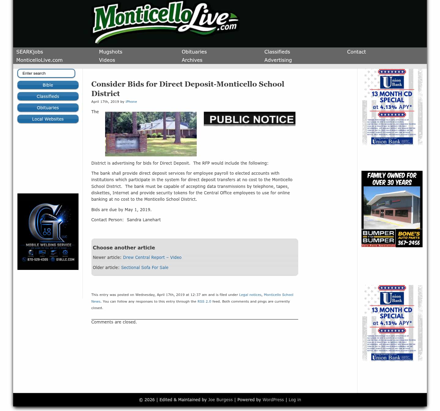 Latest website image capture