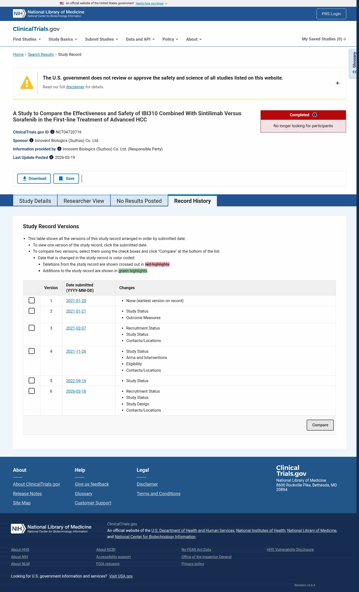 Latest website image capture