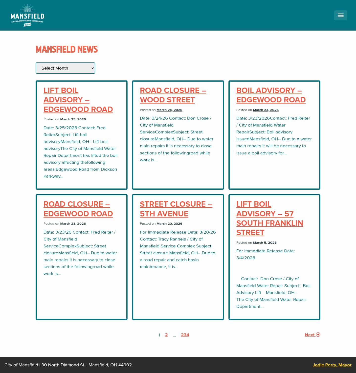 Latest website image capture