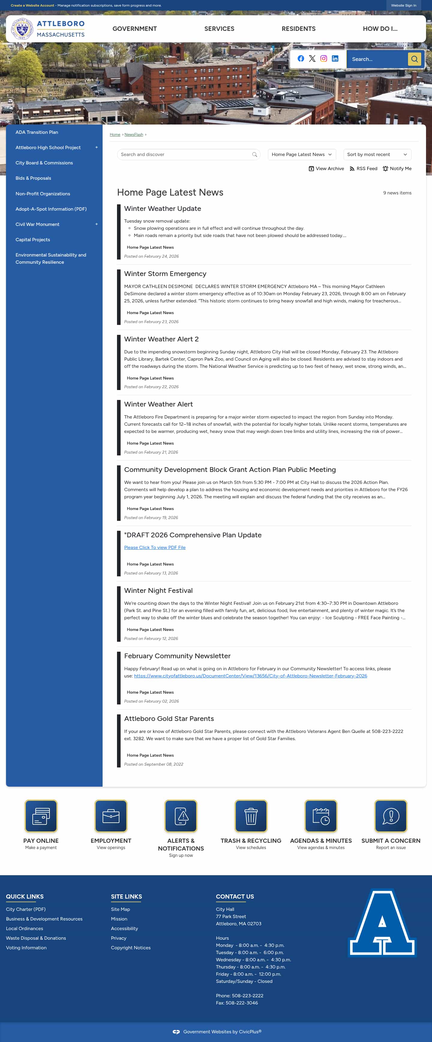 Latest website image capture