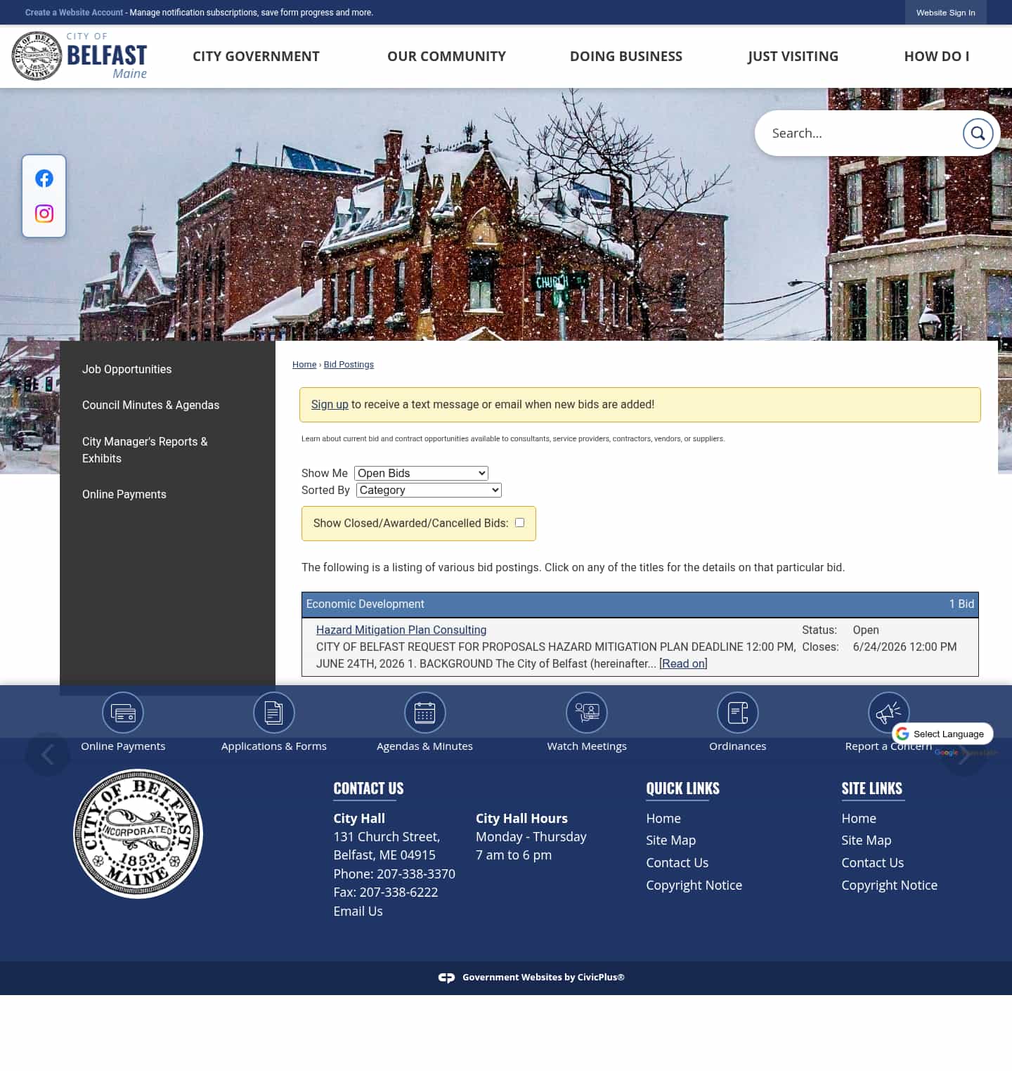 Latest website image capture
