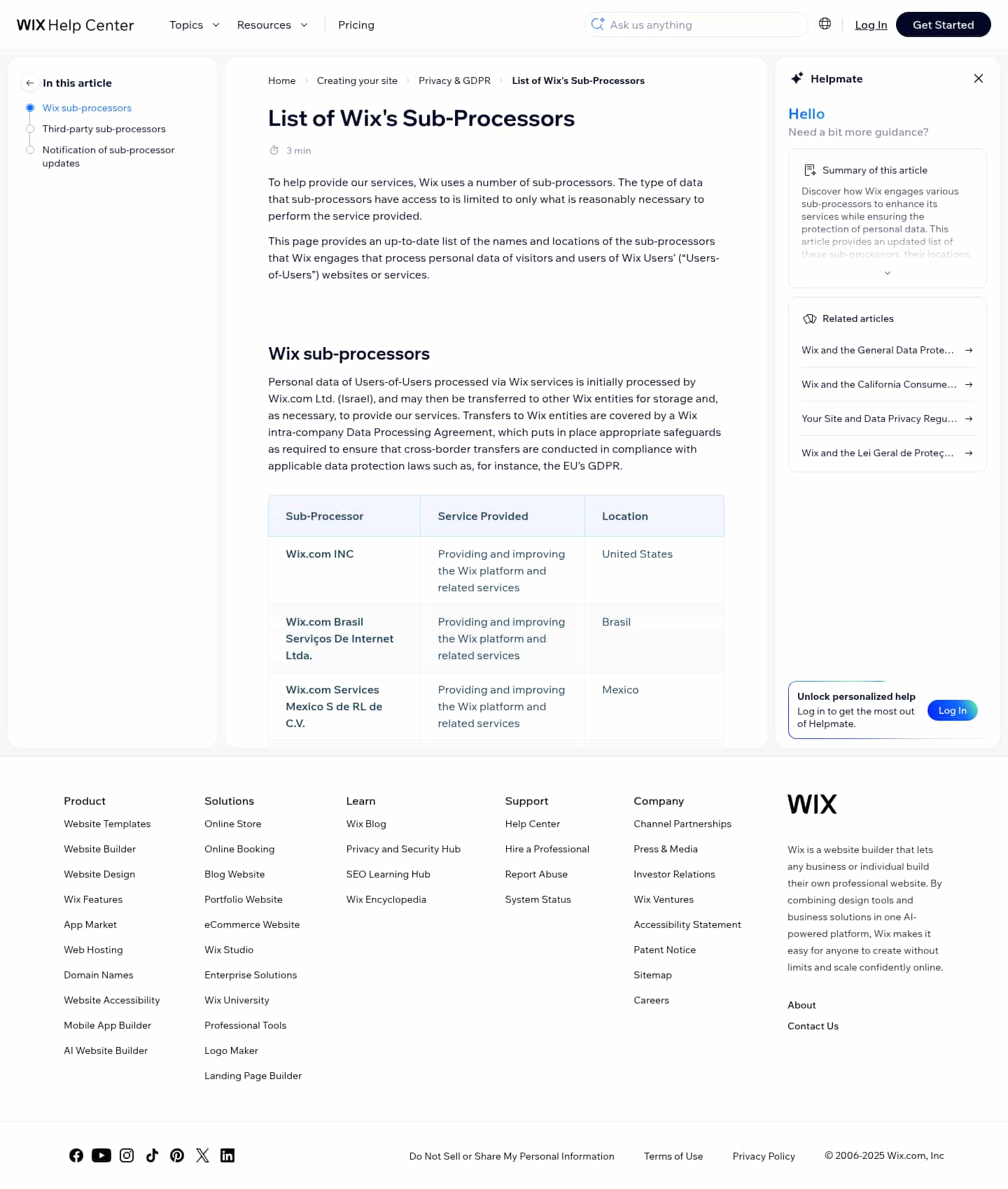 Latest website image capture