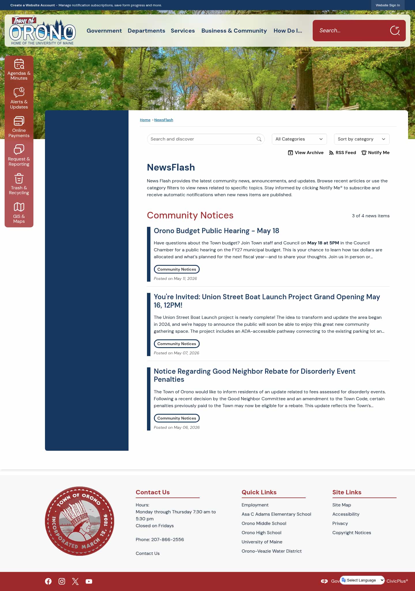 Latest website image capture