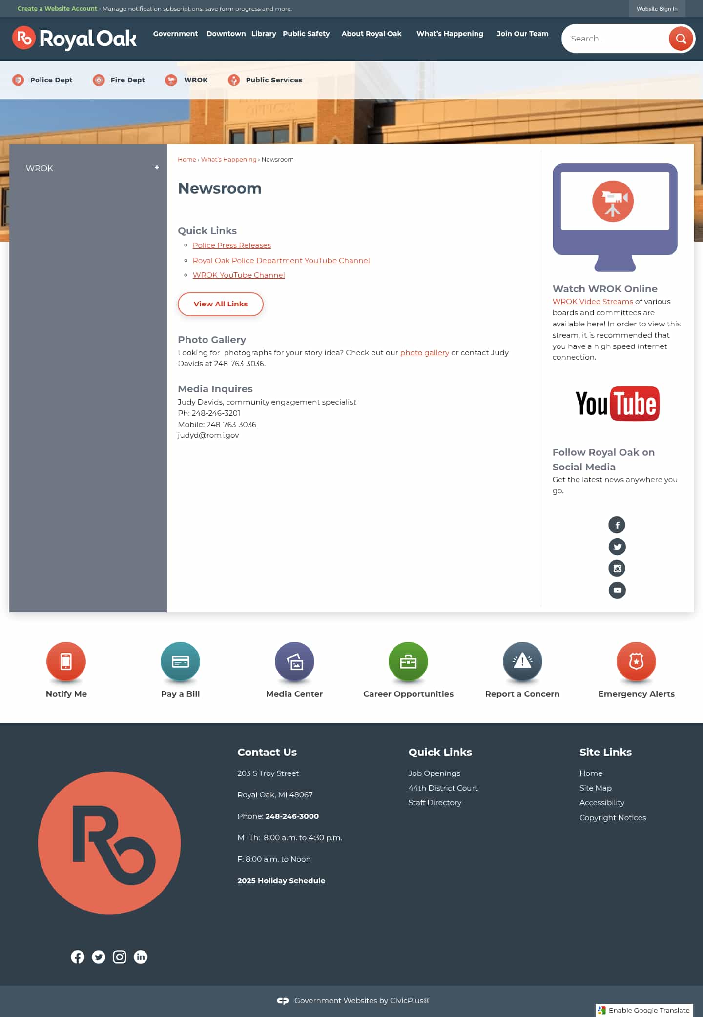 Latest website image capture