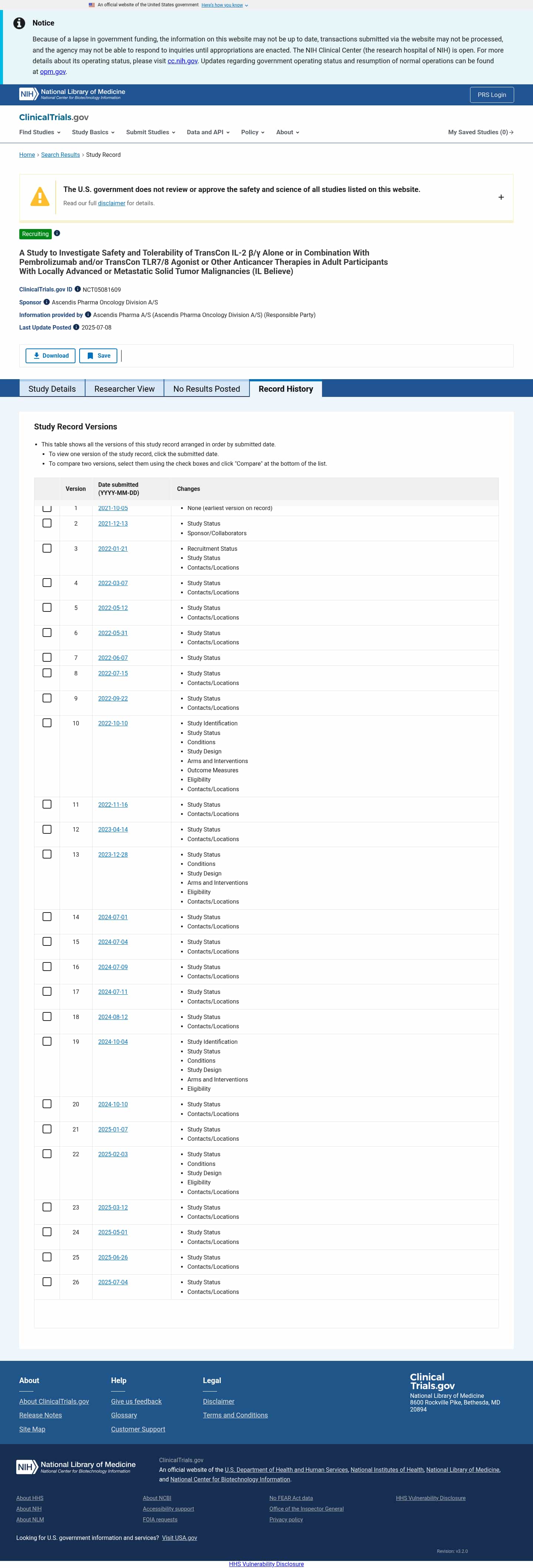Latest website image capture